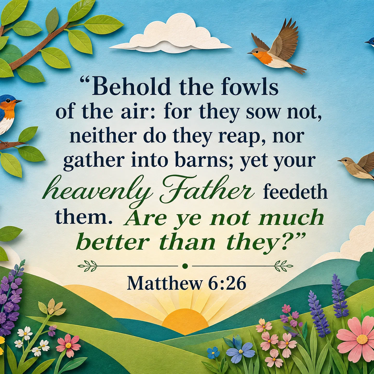 Matthew 6:26