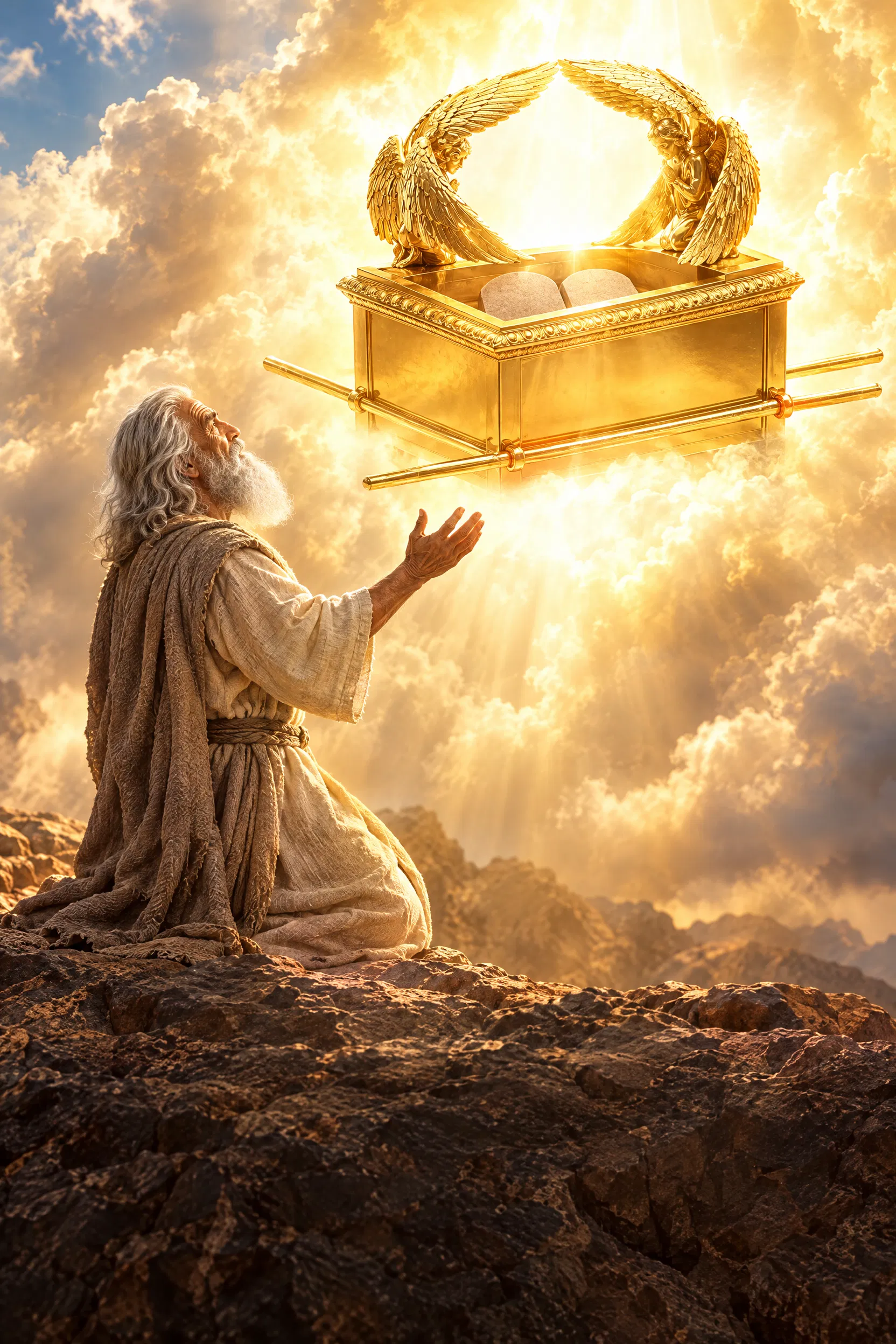 Moses Sees the Ark of the Covenant in a Vision