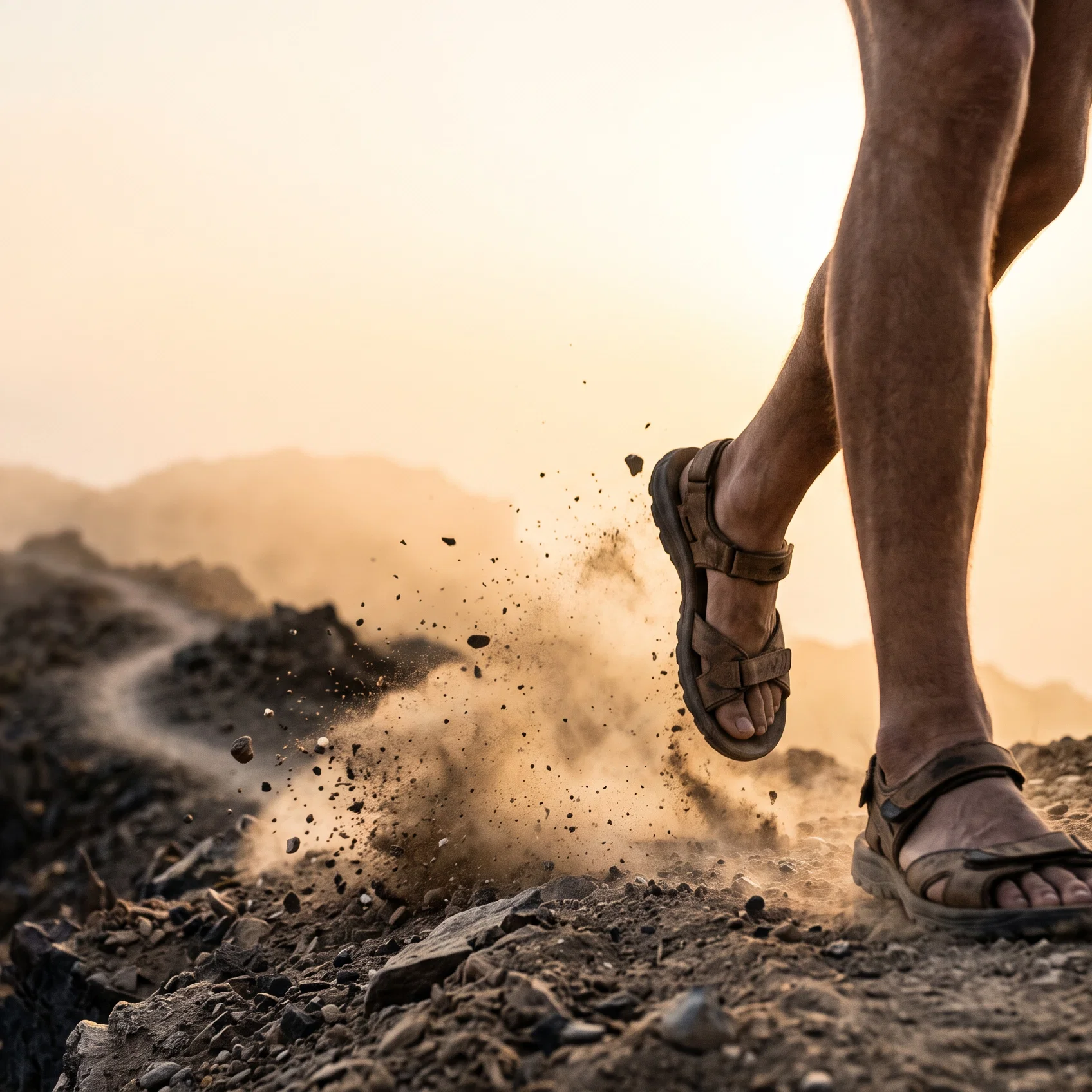 Running Toward the Golden Morning Light