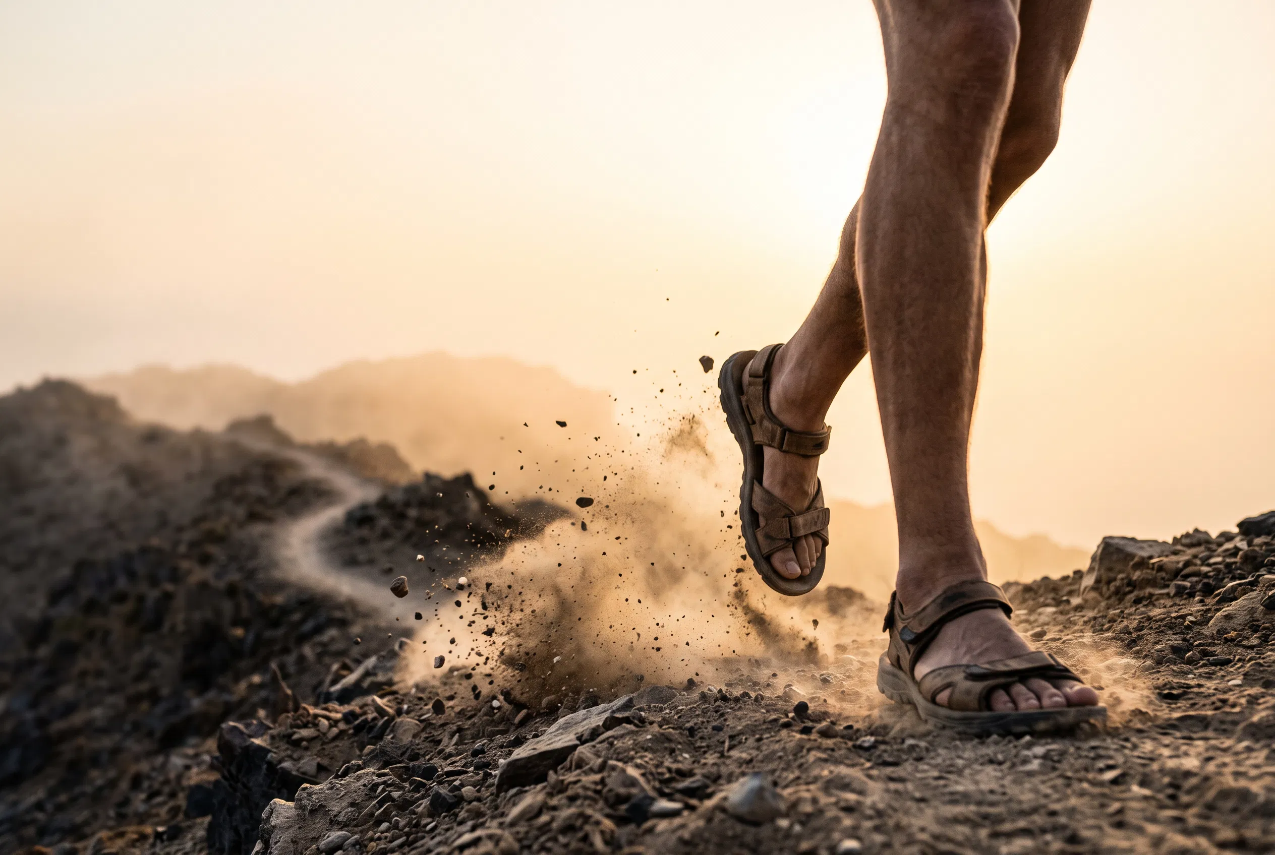 Running Toward the Golden Morning Light
