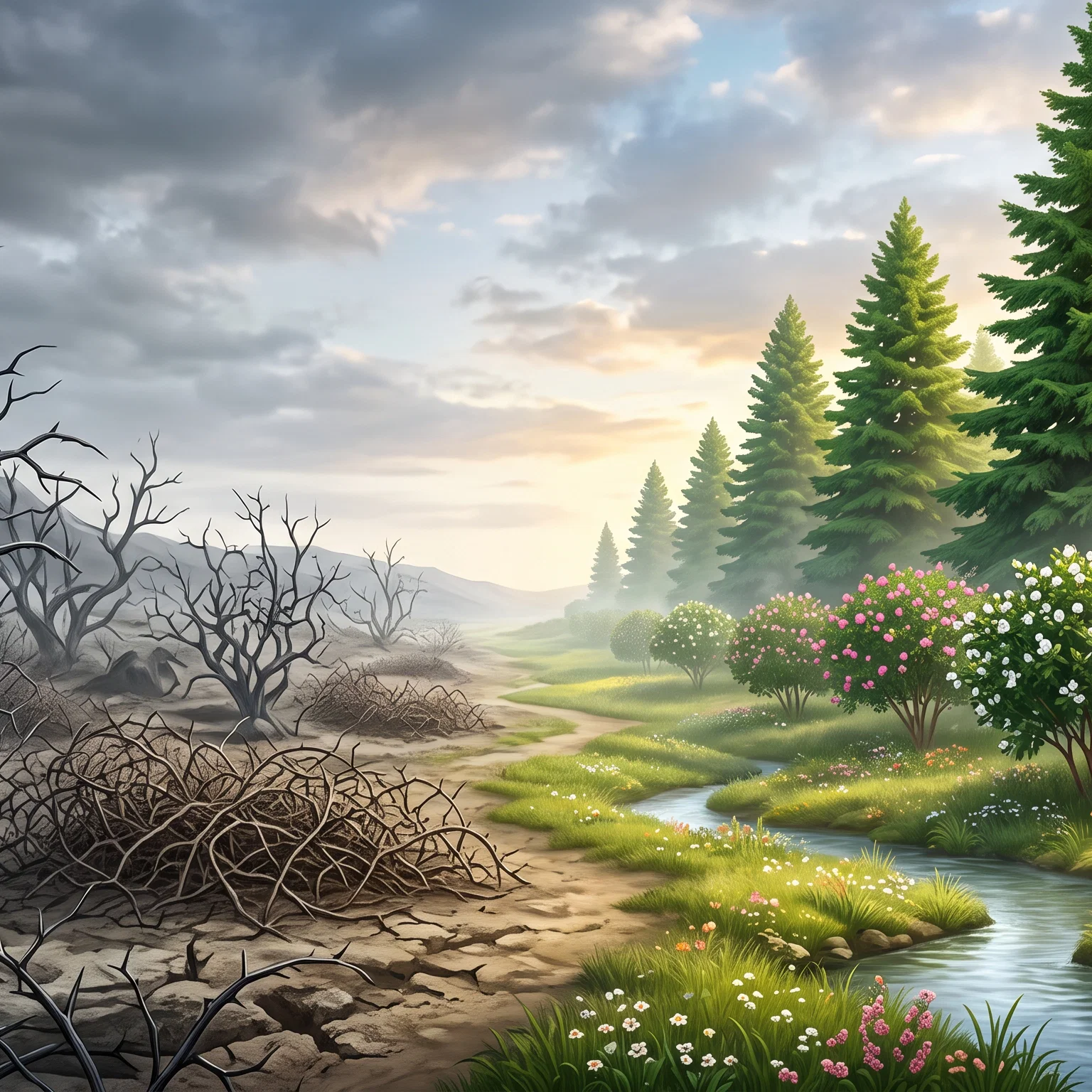 From Thorns to Eternal Evergreens