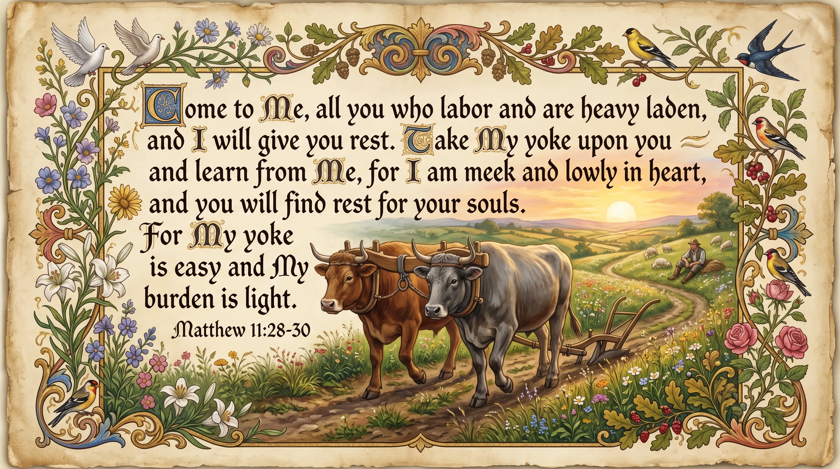 Come to Me, My Yoke Is Easy