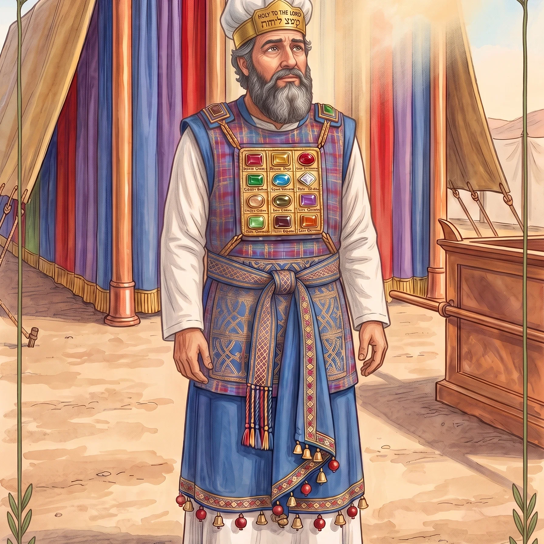 The High Priest Before The Tabernacle