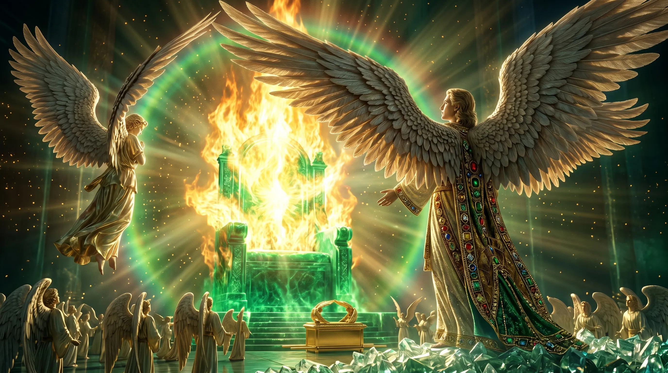 Lucifer as Covering Cherub at God's Throne