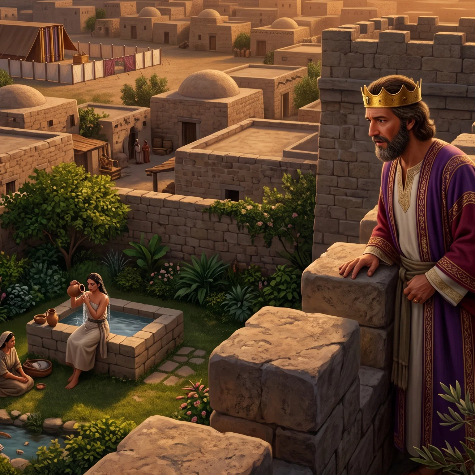 The King Upon the Battlements