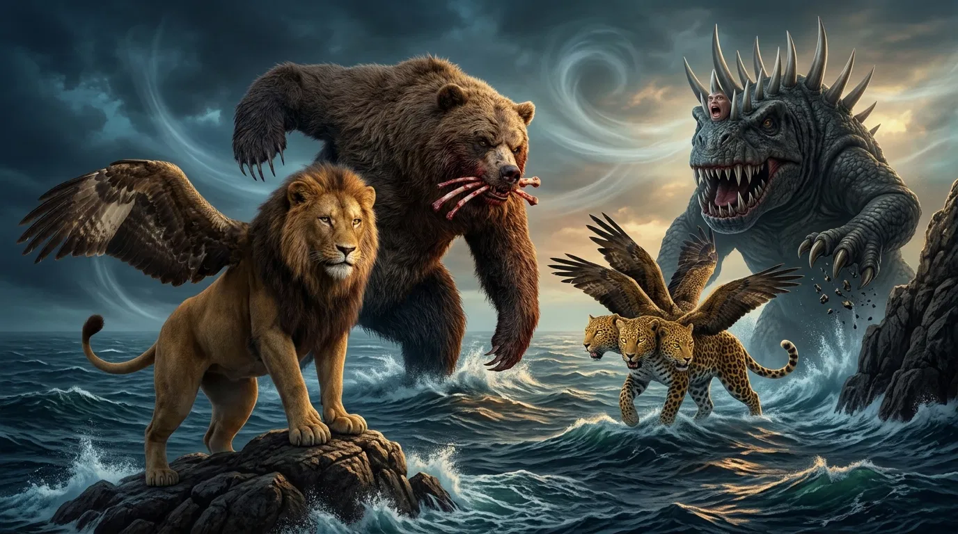 The Four Beasts of Daniel 7
