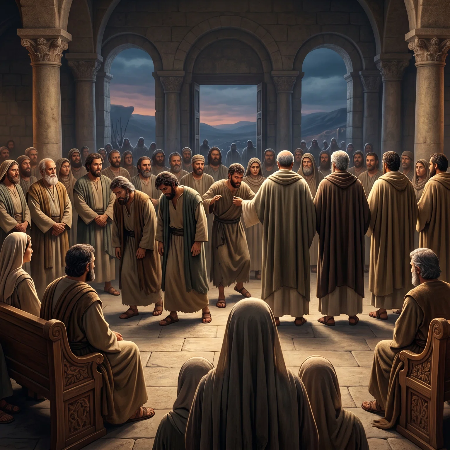 The Righteous Standing Apart