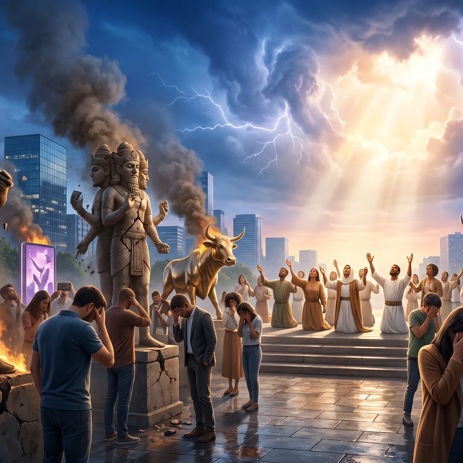 Psalm 97:7 - The Majesty of Celestial Dominion