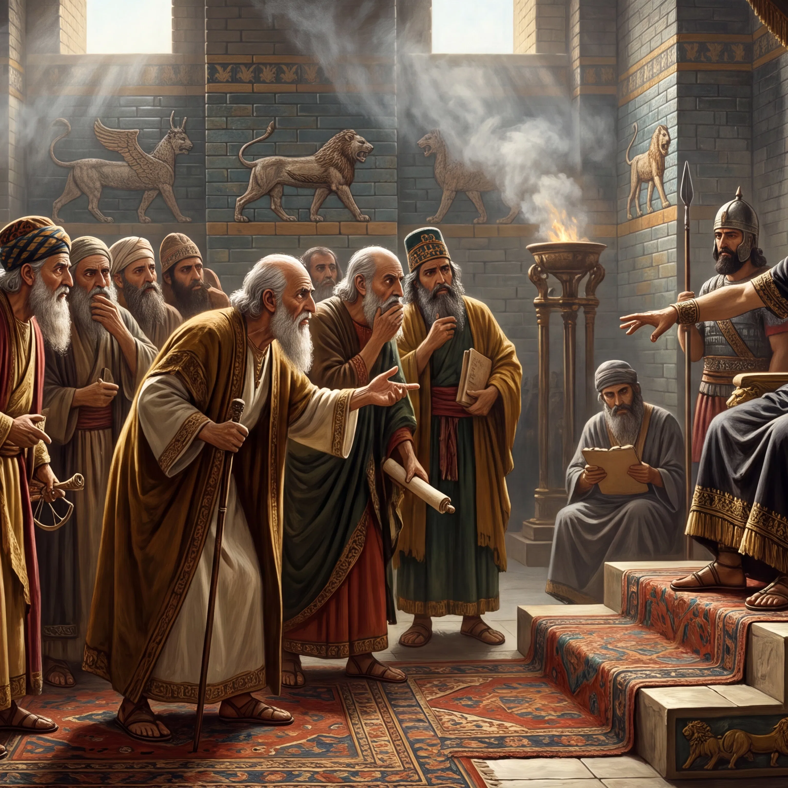 Nebuchadnezzar Summons the Wise Men of Babylon