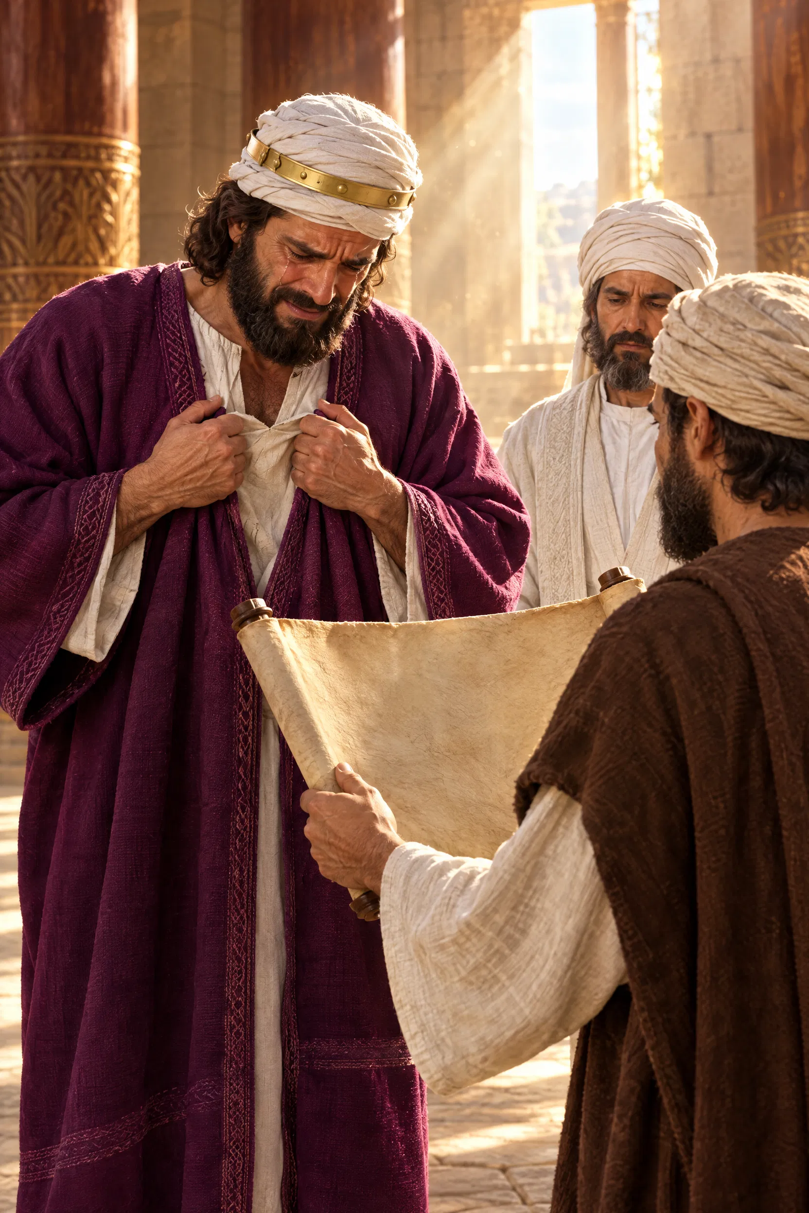 Josiah Tears His Clothes at the Words of the Law