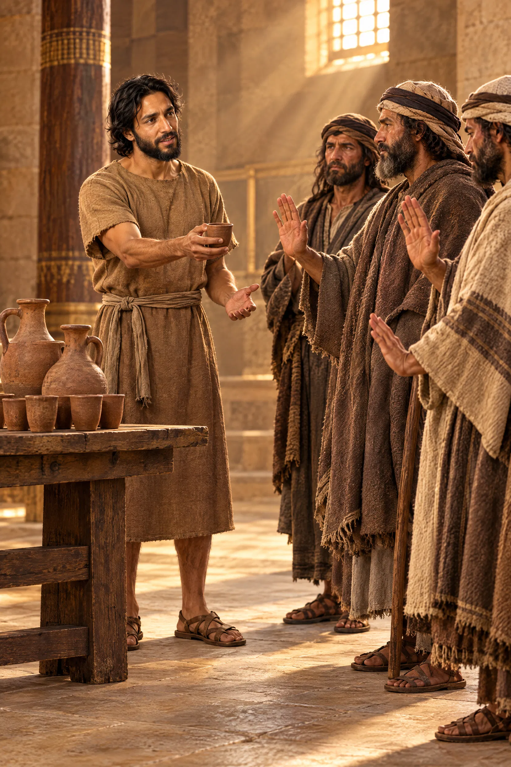Jeremiah Offers Wine to the Rechabites