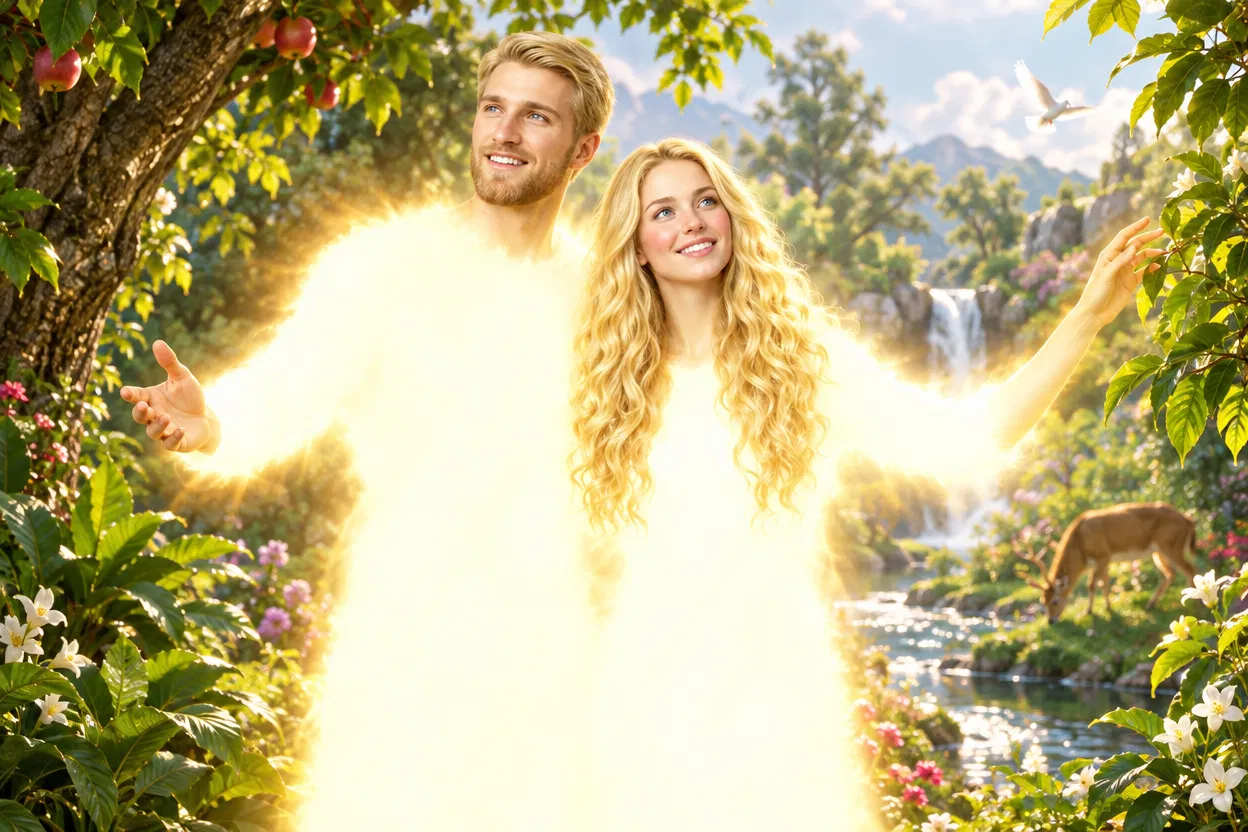 Adam and Eve in the Garden of Eden