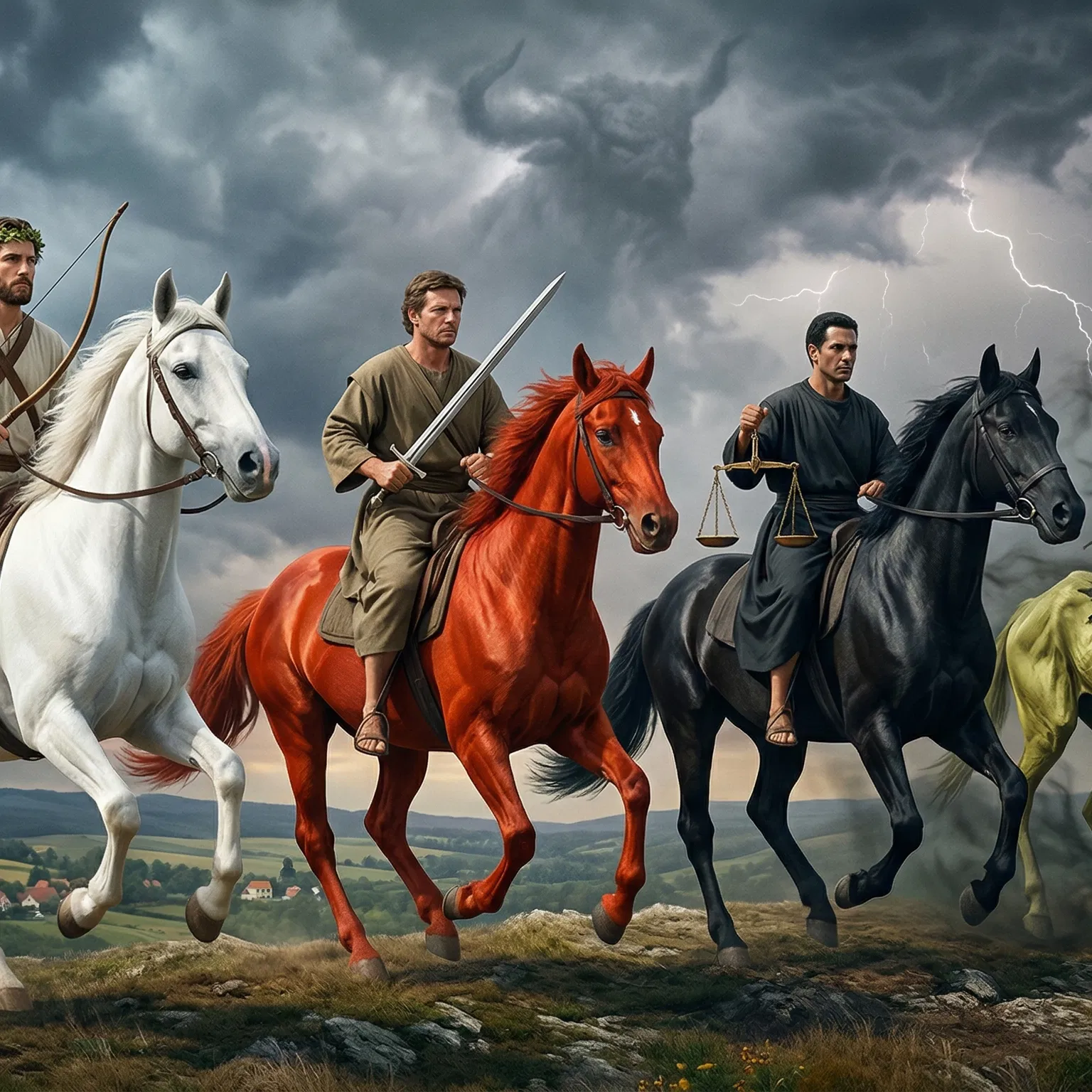 The Four Horsemen of Revelation Ride Together
