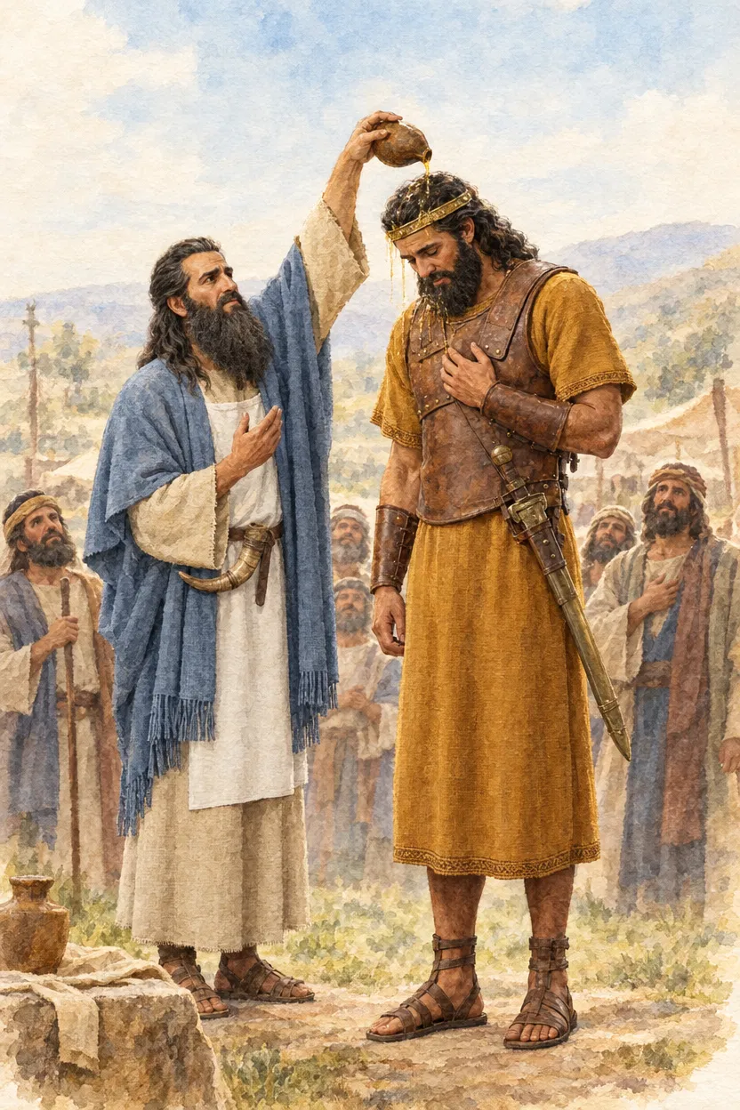 Samuel Anoints Saul as King