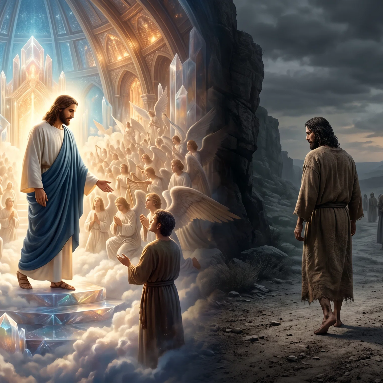The Silent Descent of Divine Grace