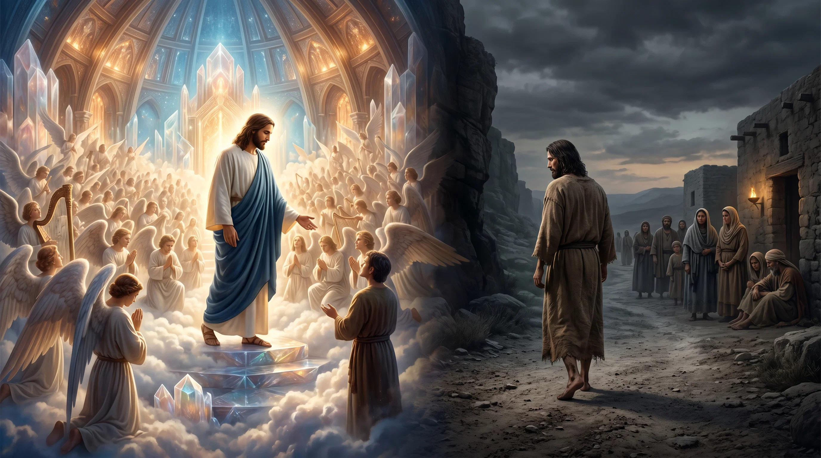 The Silent Descent of Divine Grace