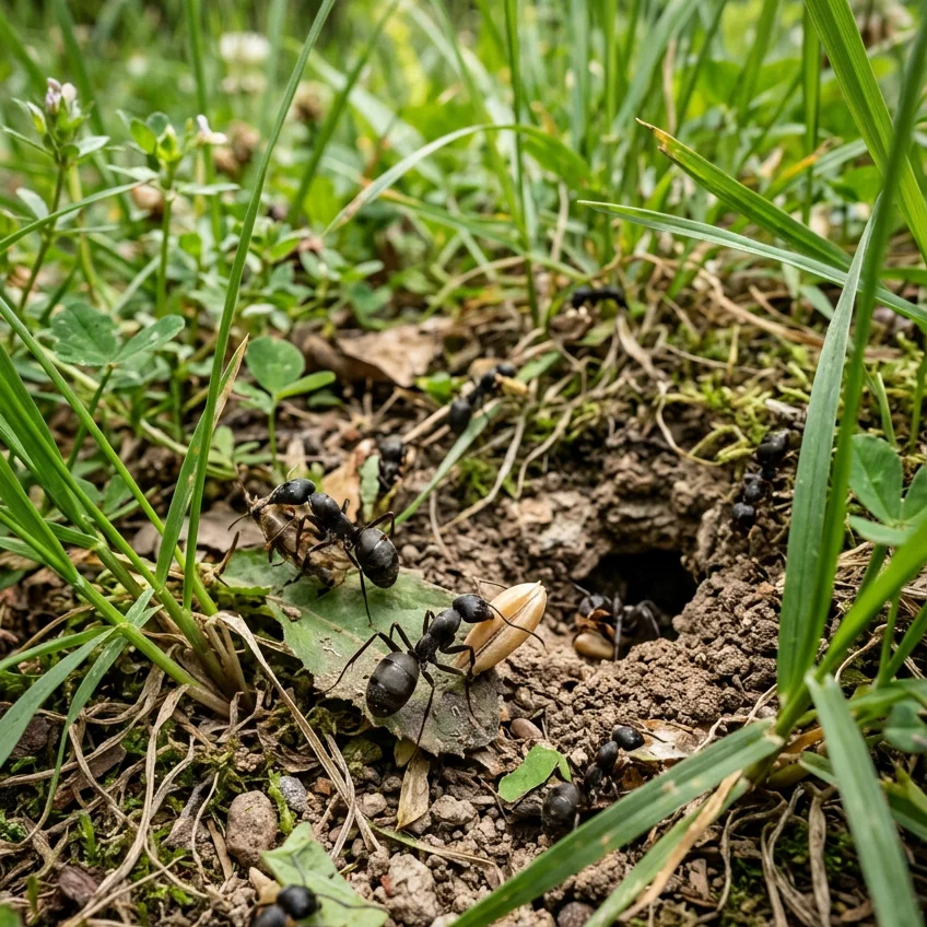 The Diligent Labor of Ants