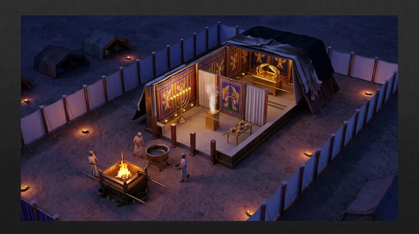 Aerial View of the Wilderness Sanctuary at Night