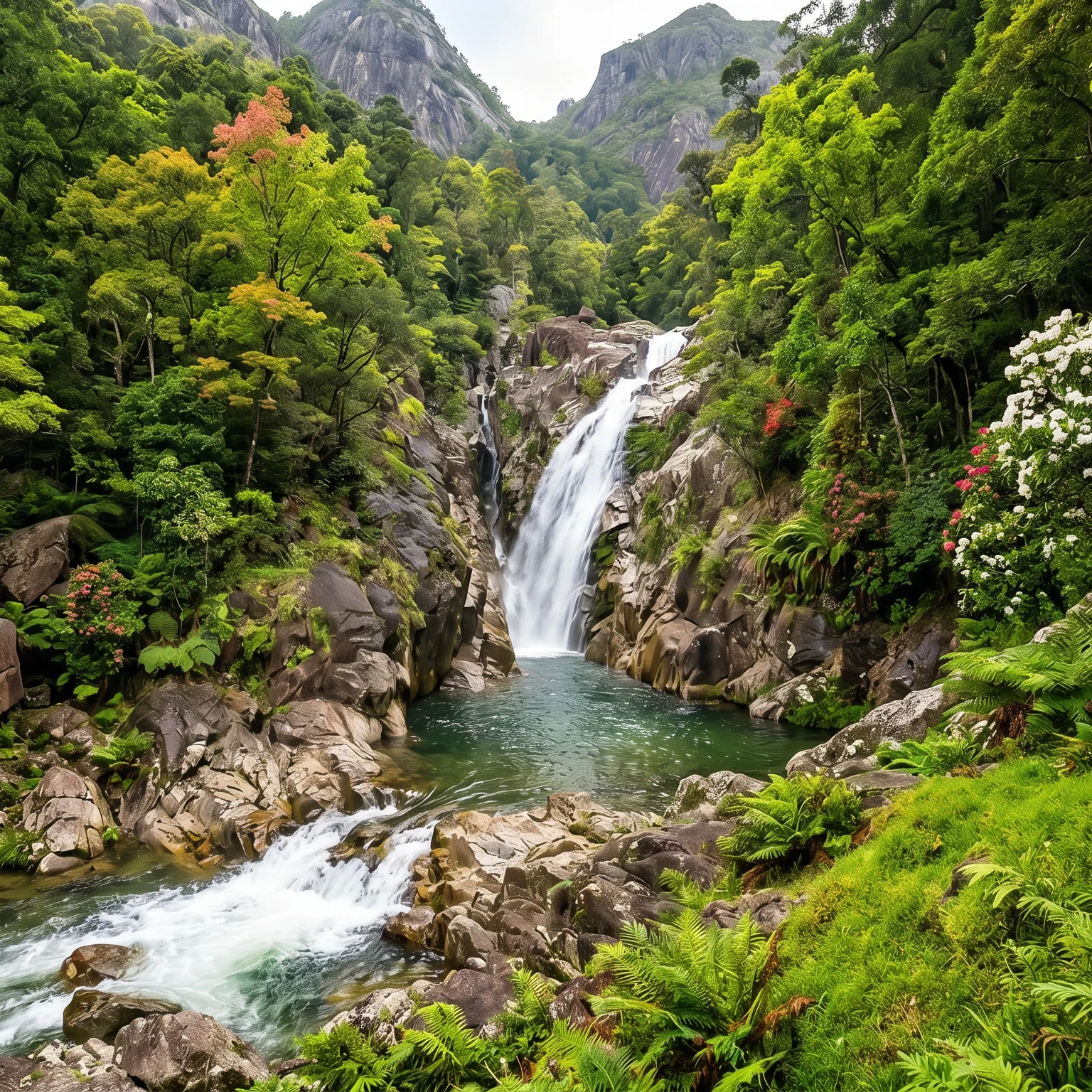 Glimmering Waters of the Hidden Gorge