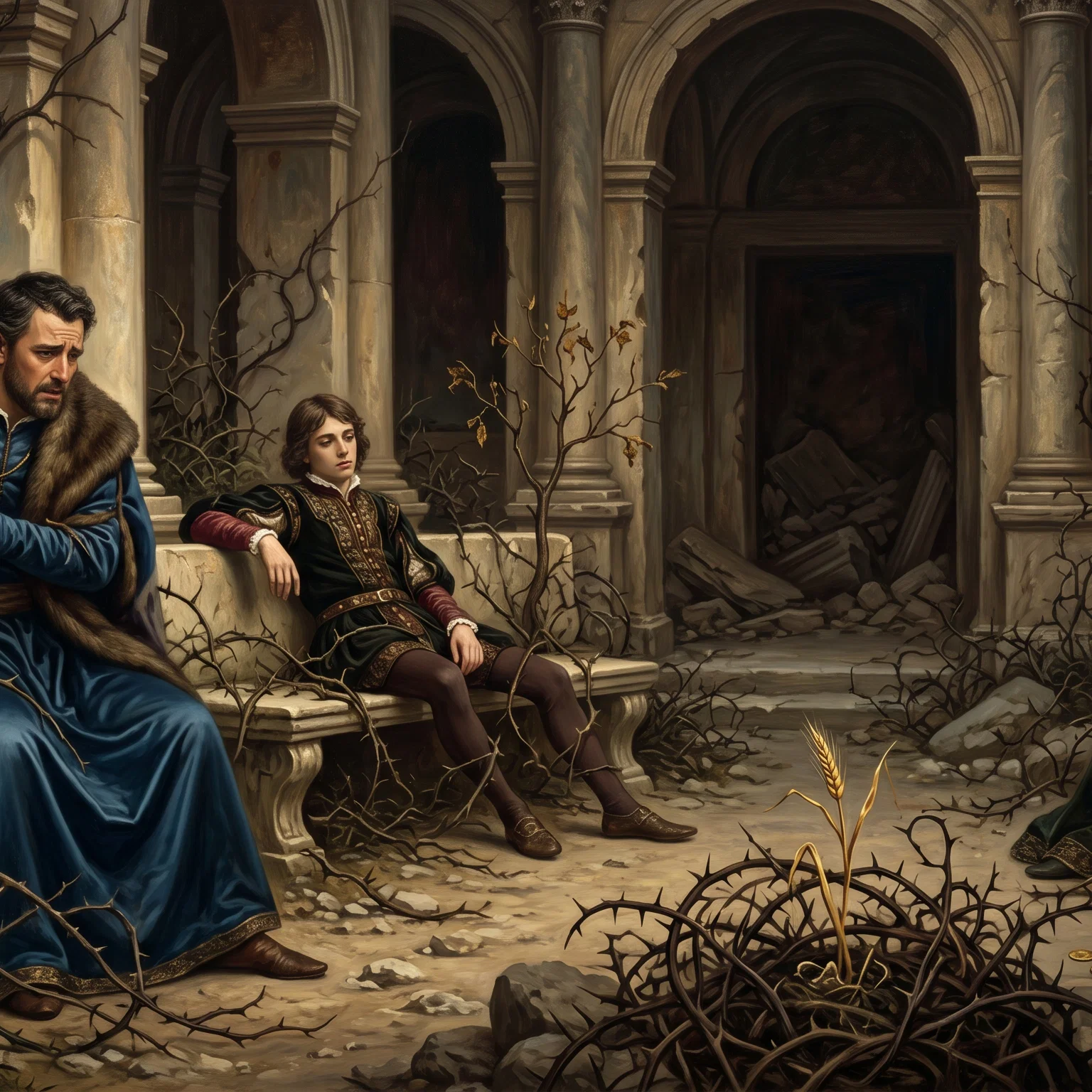 The Thorns Among the Sown Seed