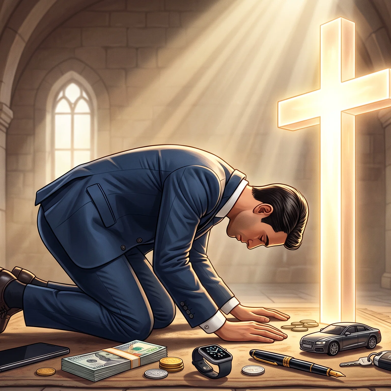 Sacrificing Worldly Wealth at the Cross
