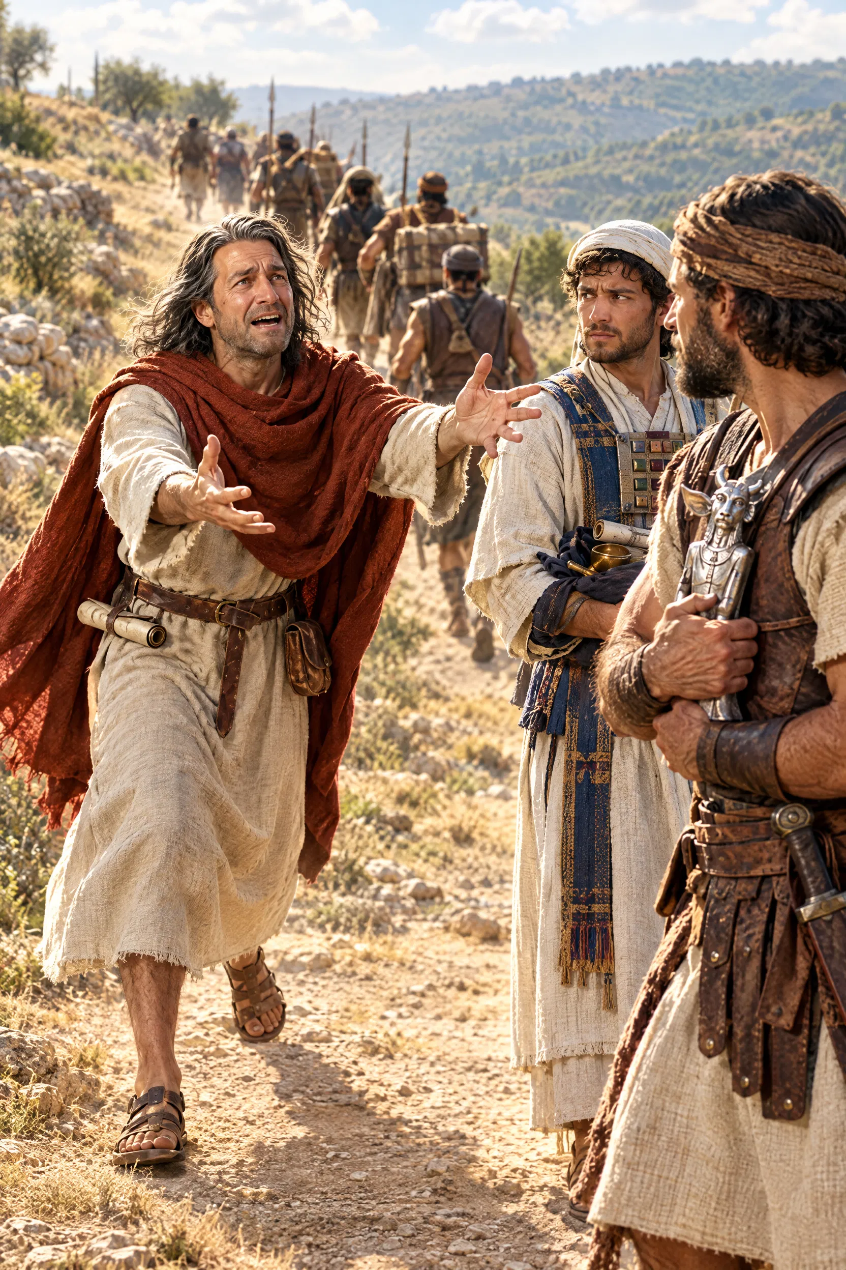 Micah Cries After the Danites Who Took His Gods