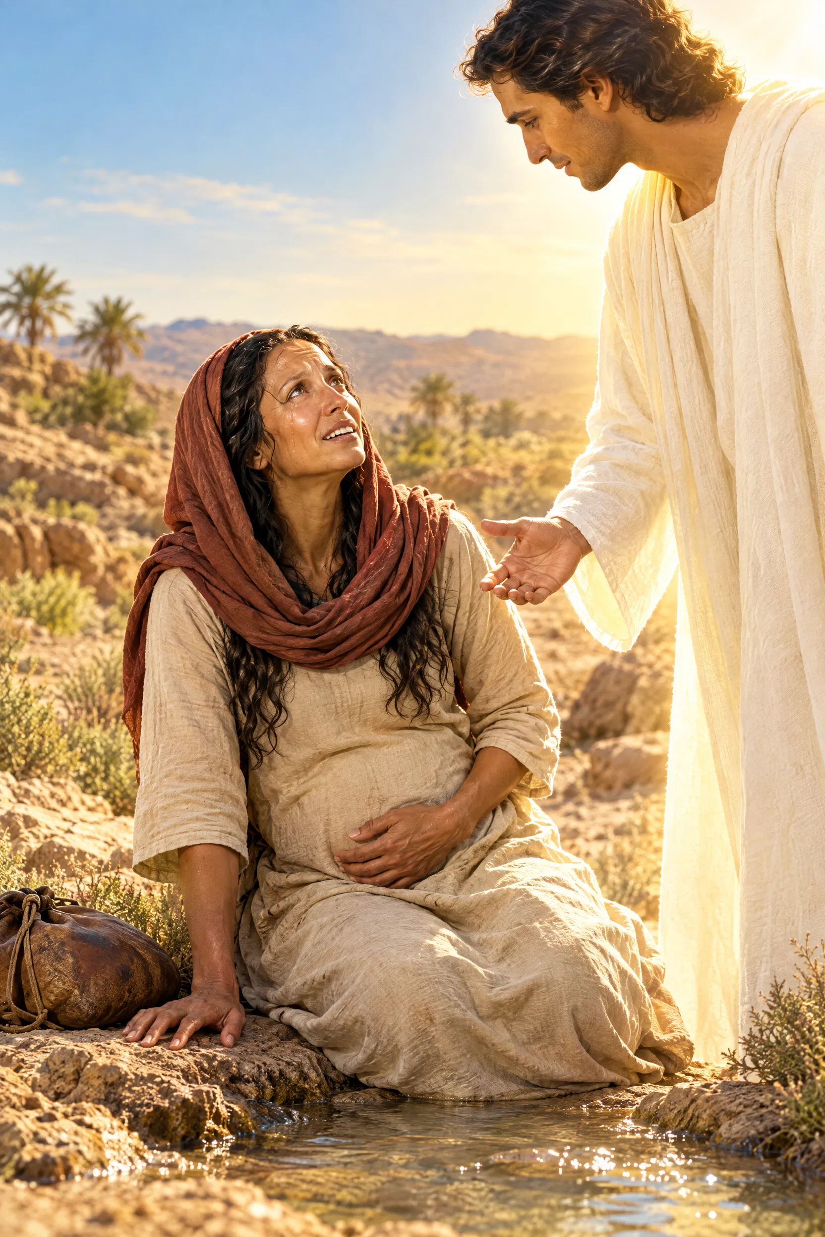 The Angel Finds Hagar by the Spring