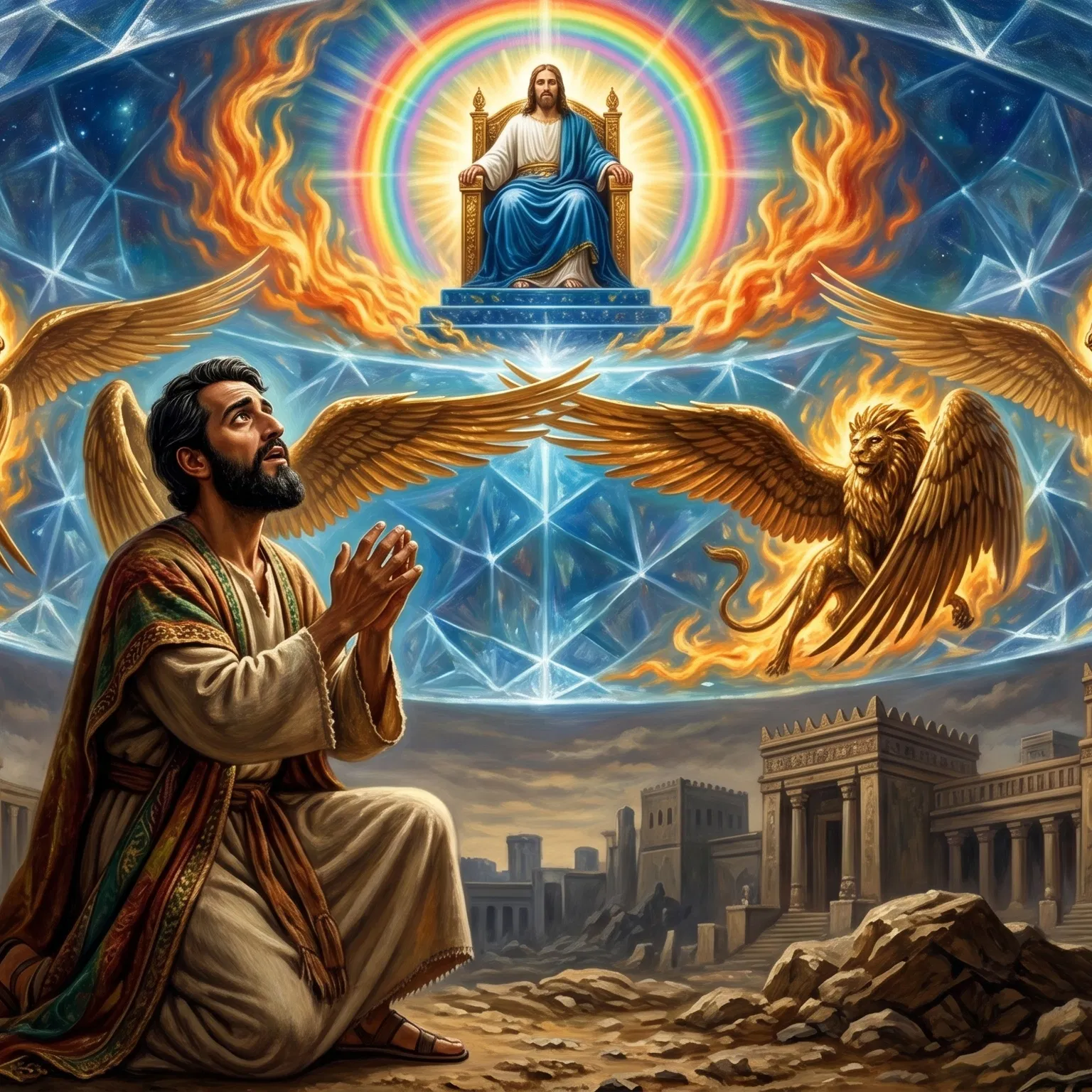 The Radiant Wings of Ezekiel's Vision