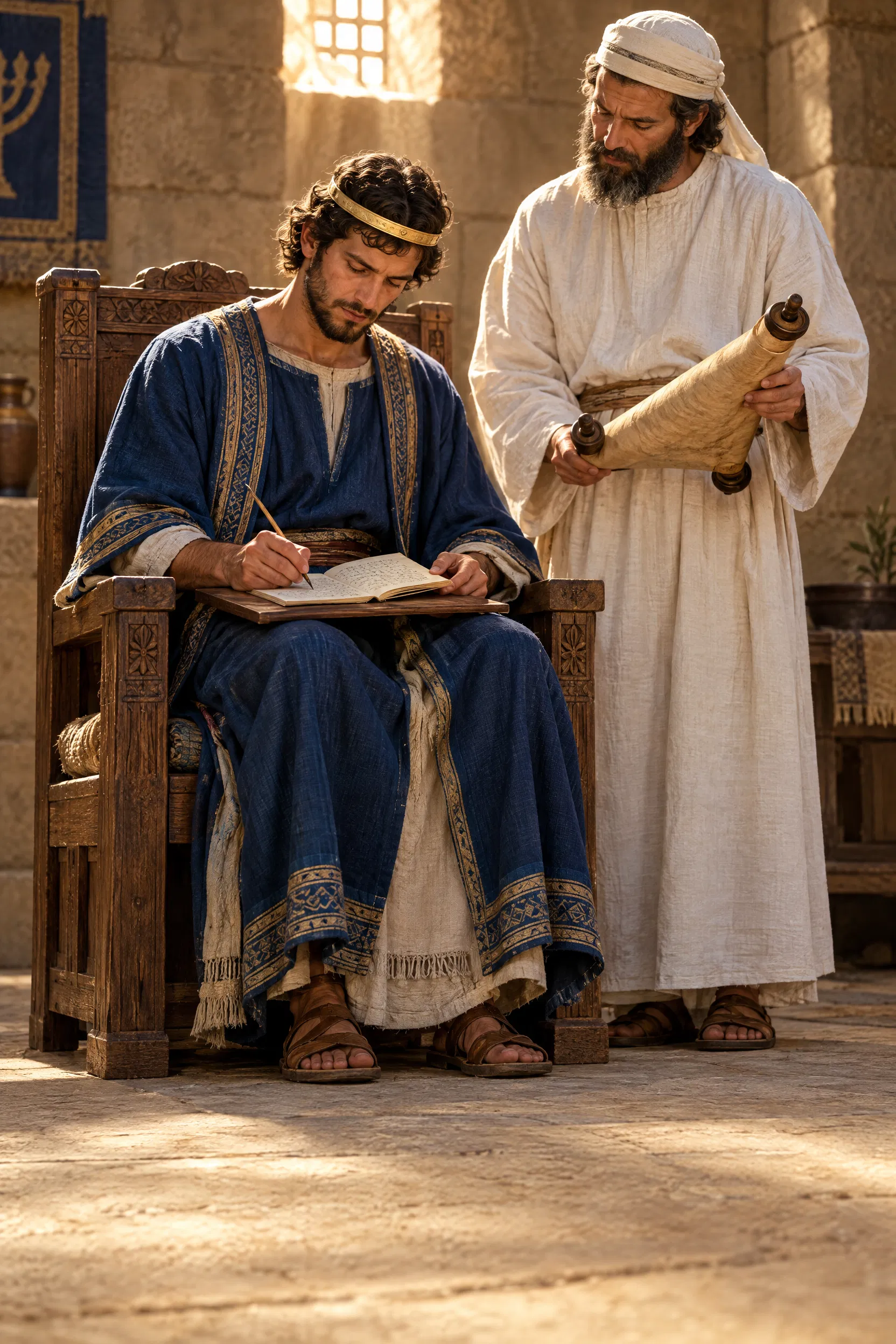 Young King Copies the Law