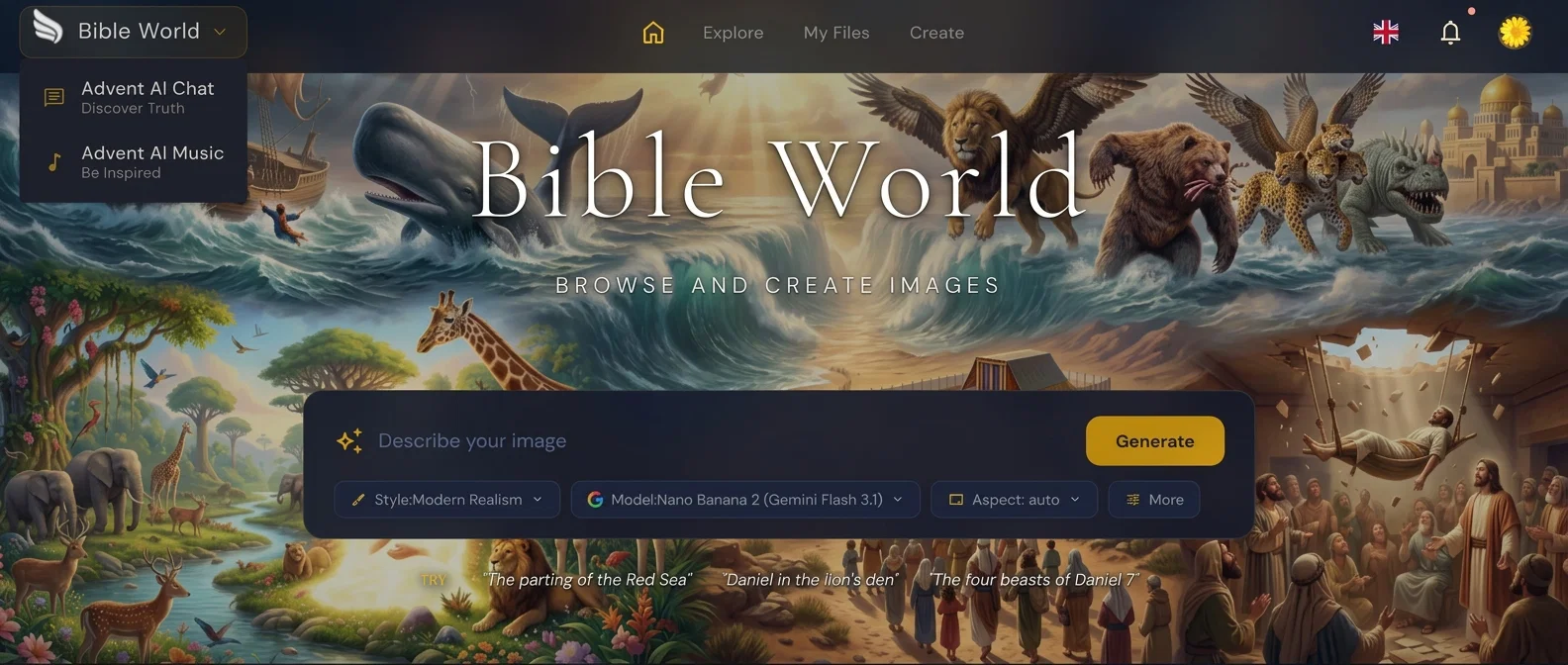 Advent AI - Advent AI Music - Bible World