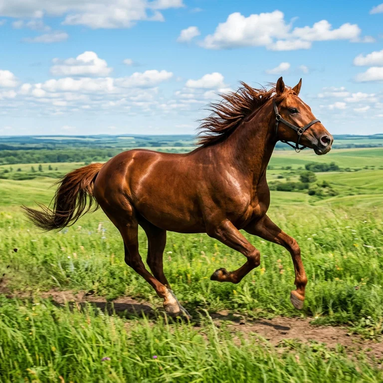 Enjoying in the Open Fields