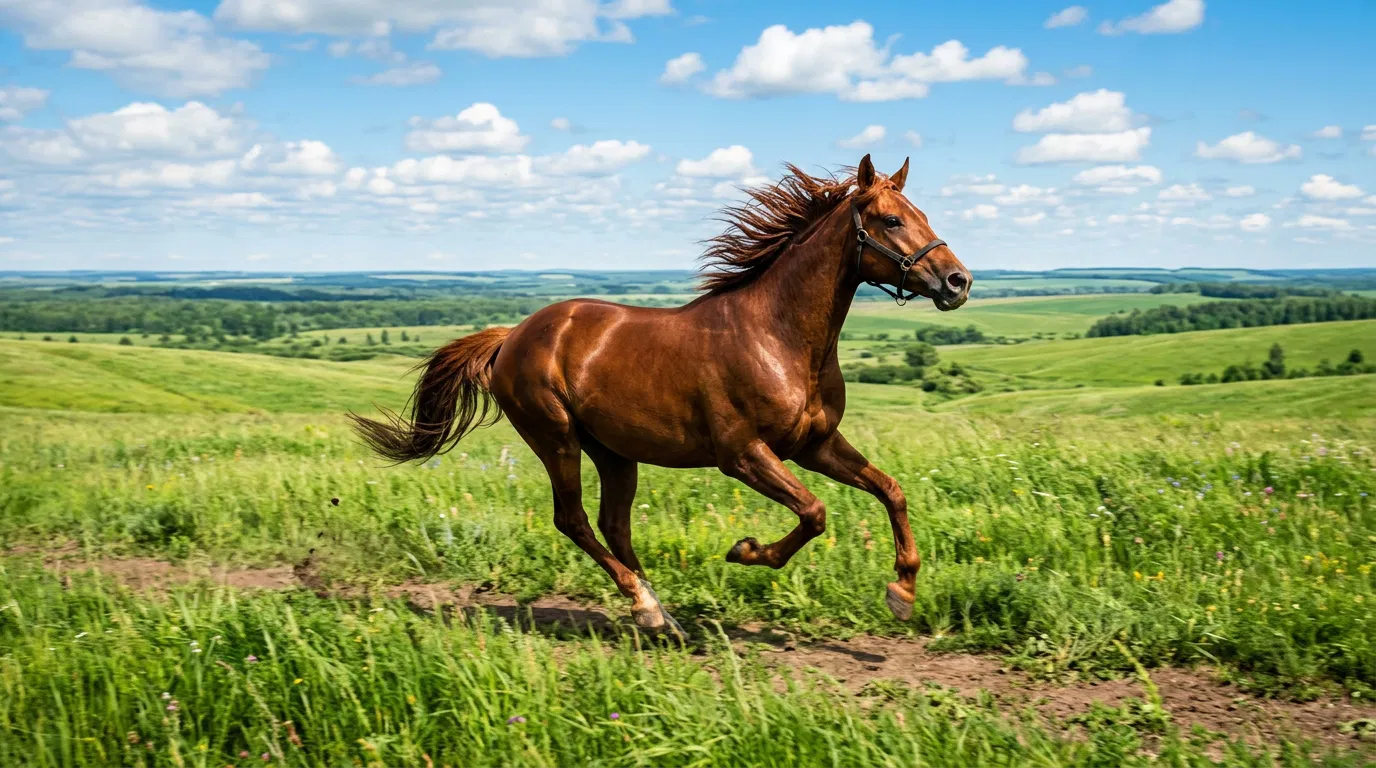 Enjoying in the Open Fields
