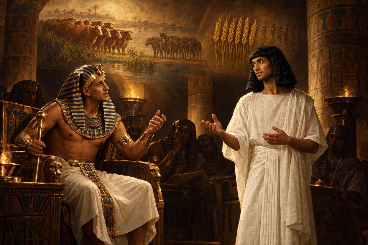 Joseph Interprets Pharaoh's Dream