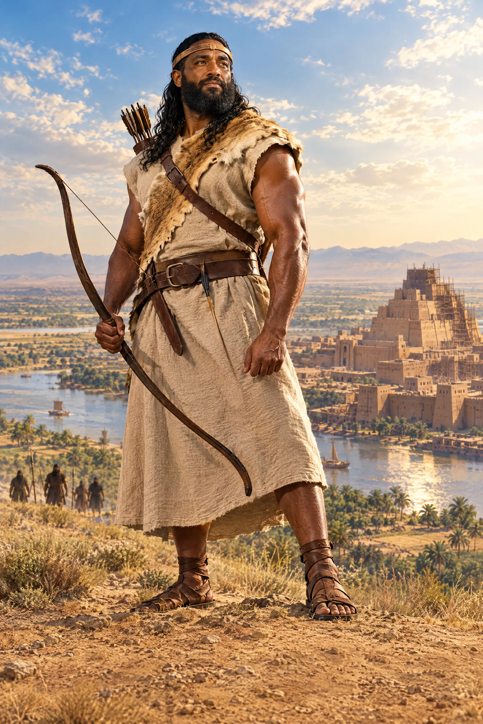 Nimrod the Mighty Hunter Above Shinar