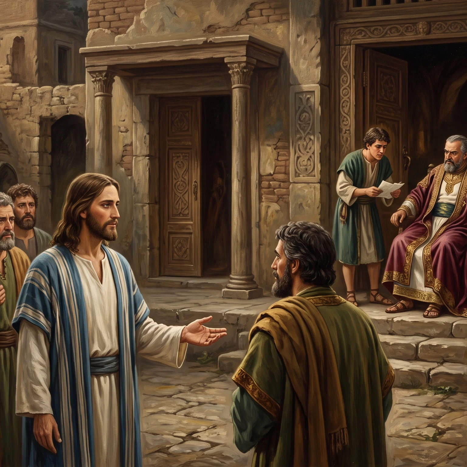 The Steward Before His Master