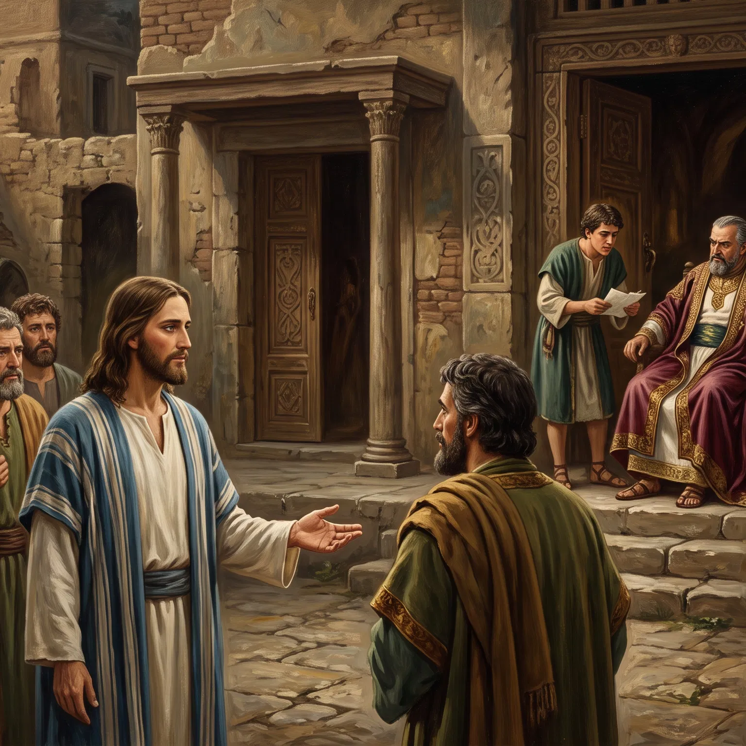 The Steward Before His Master