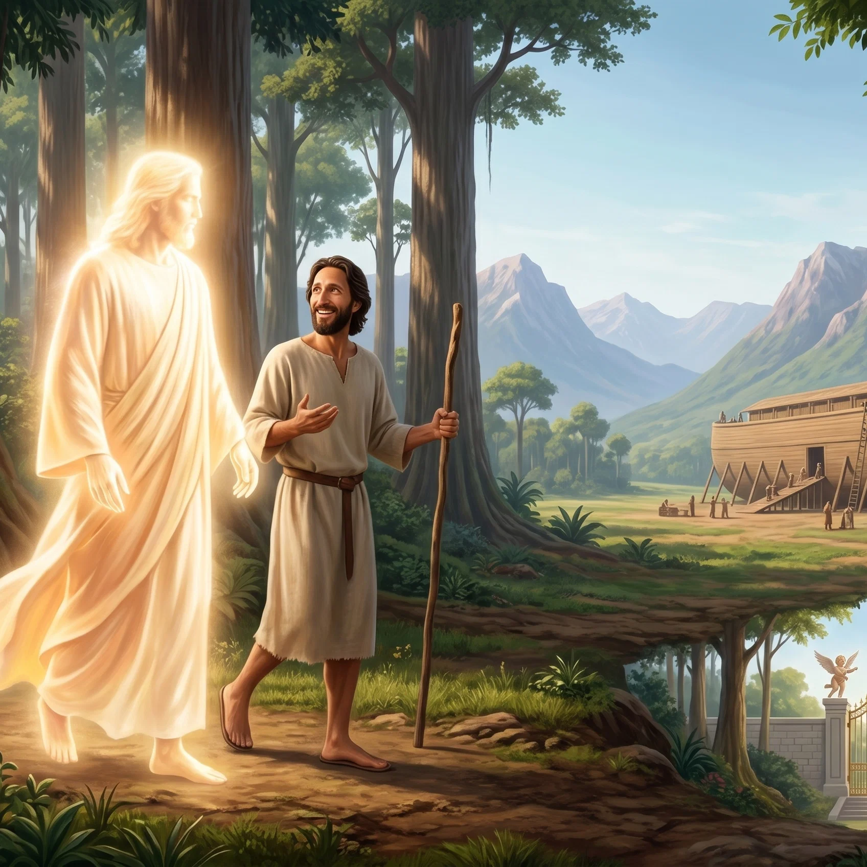 Enoch Walks In Divine Communion