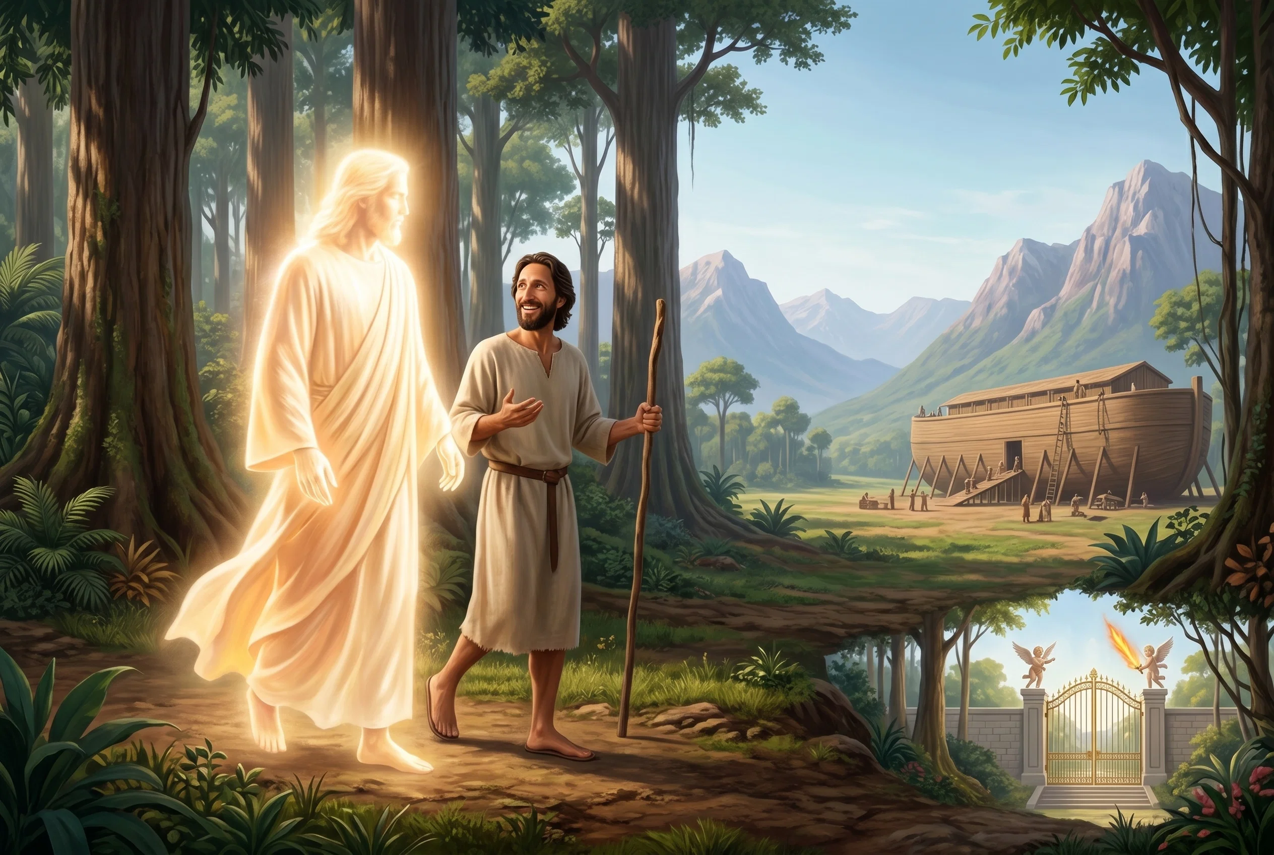 Enoch Walks In Divine Communion