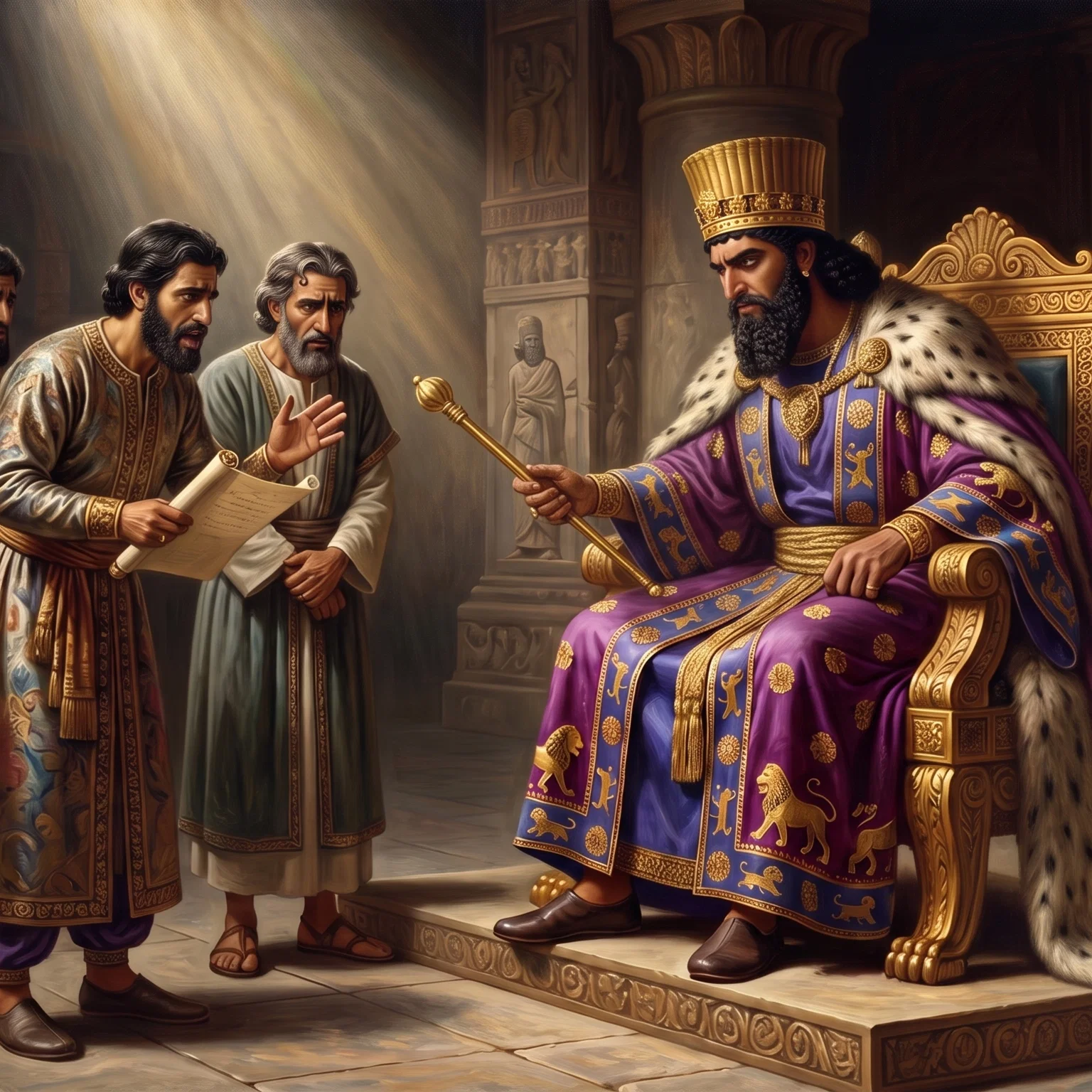 The Golden Throne of Ancient Persia