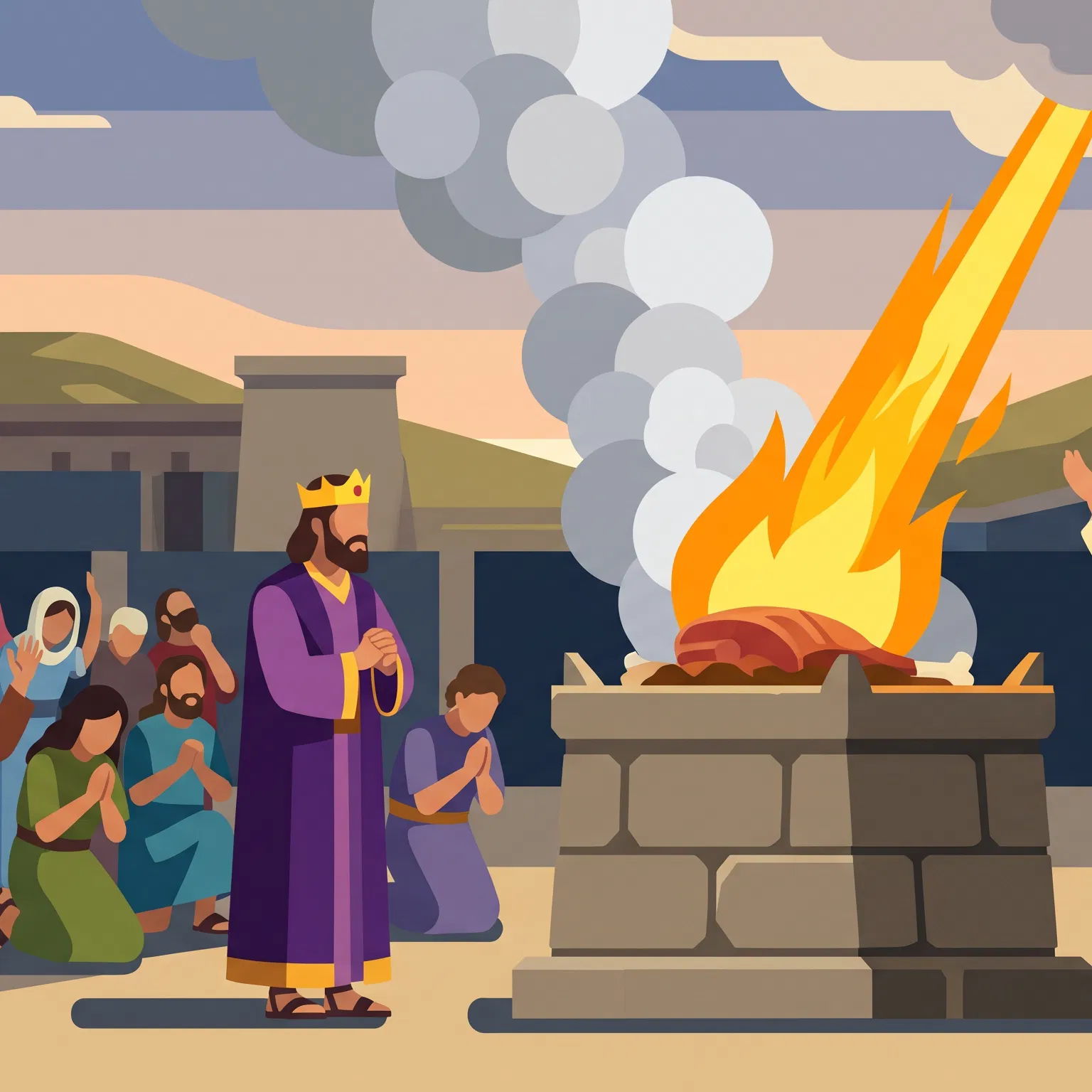 Fire Falls From Heaven on the Stone Altar