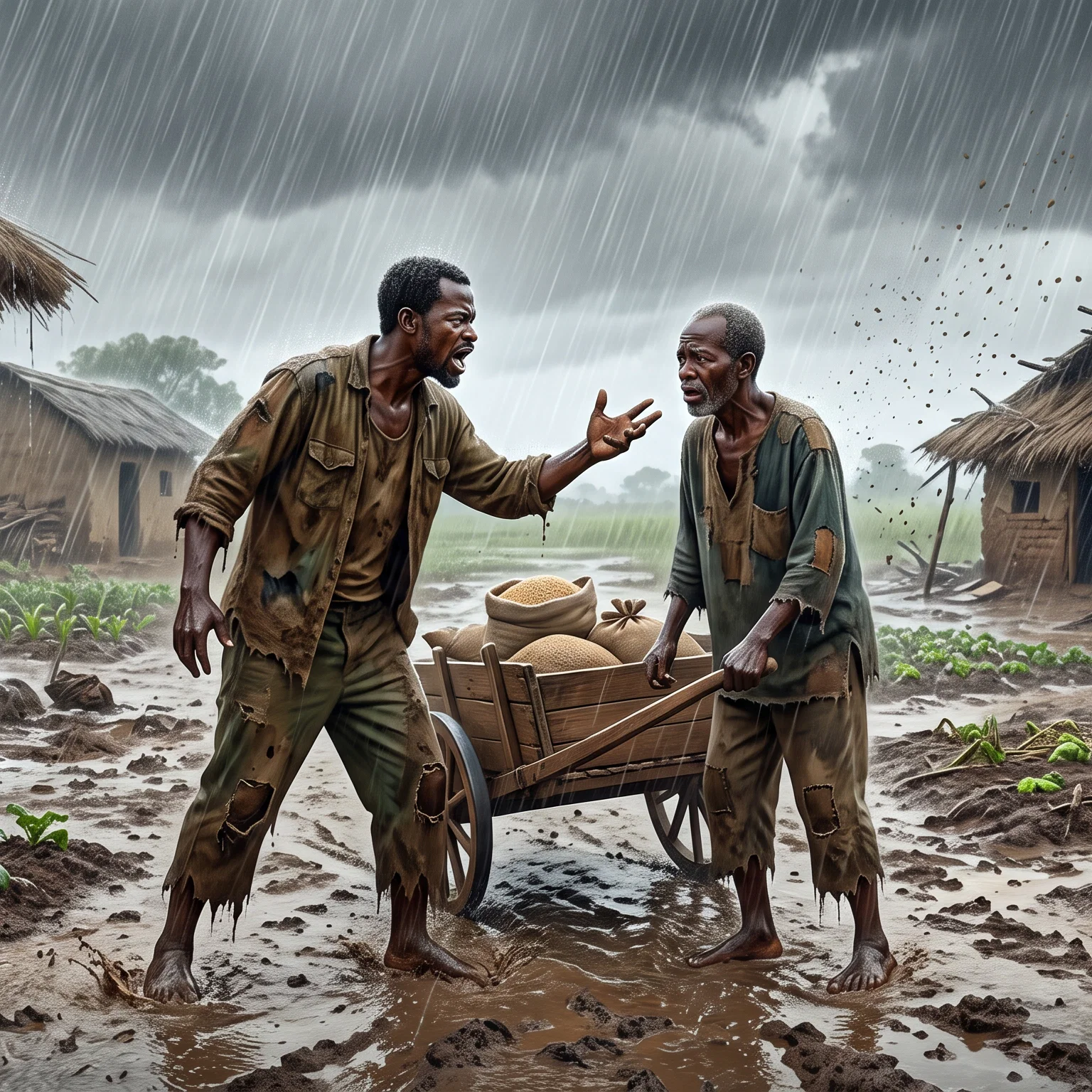 The Destitute Man Oppressing Others
