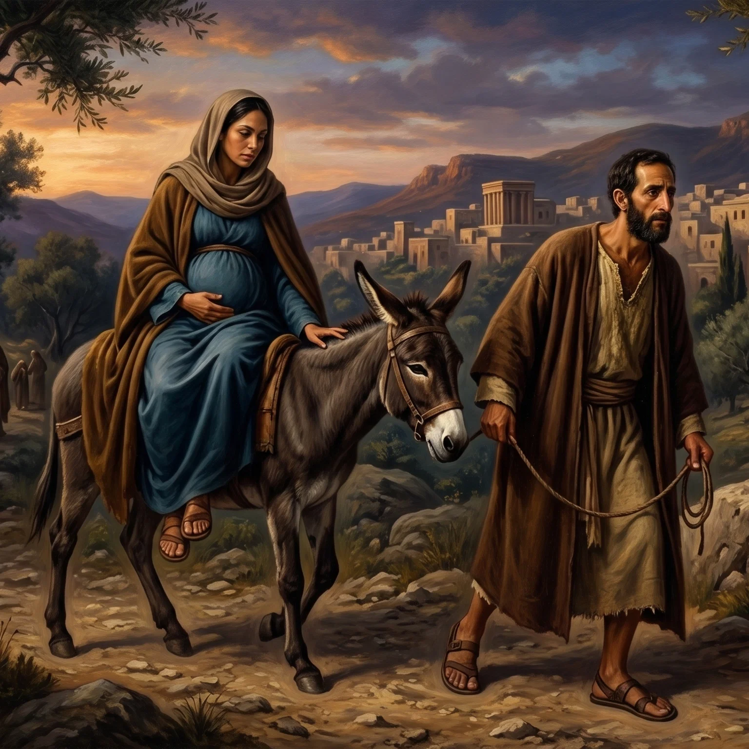 The Journey to Bethlehem's Quiet Night
