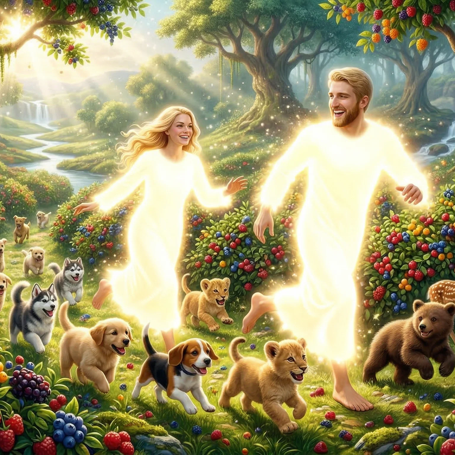 Joyful Innocence in Eden's Garden