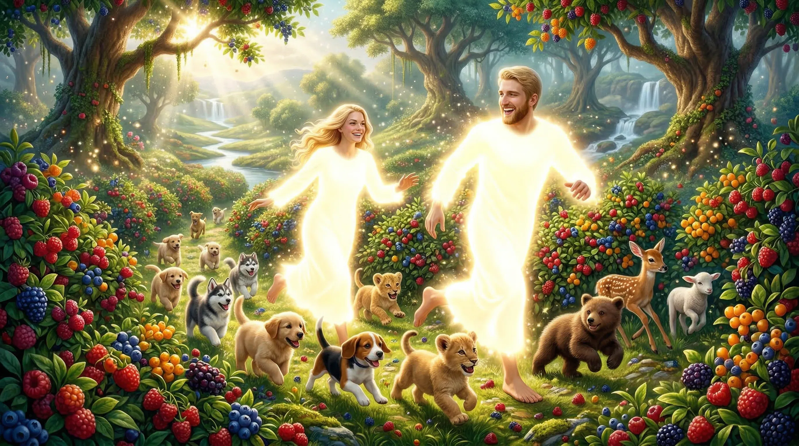 Joyful Innocence in Eden's Garden