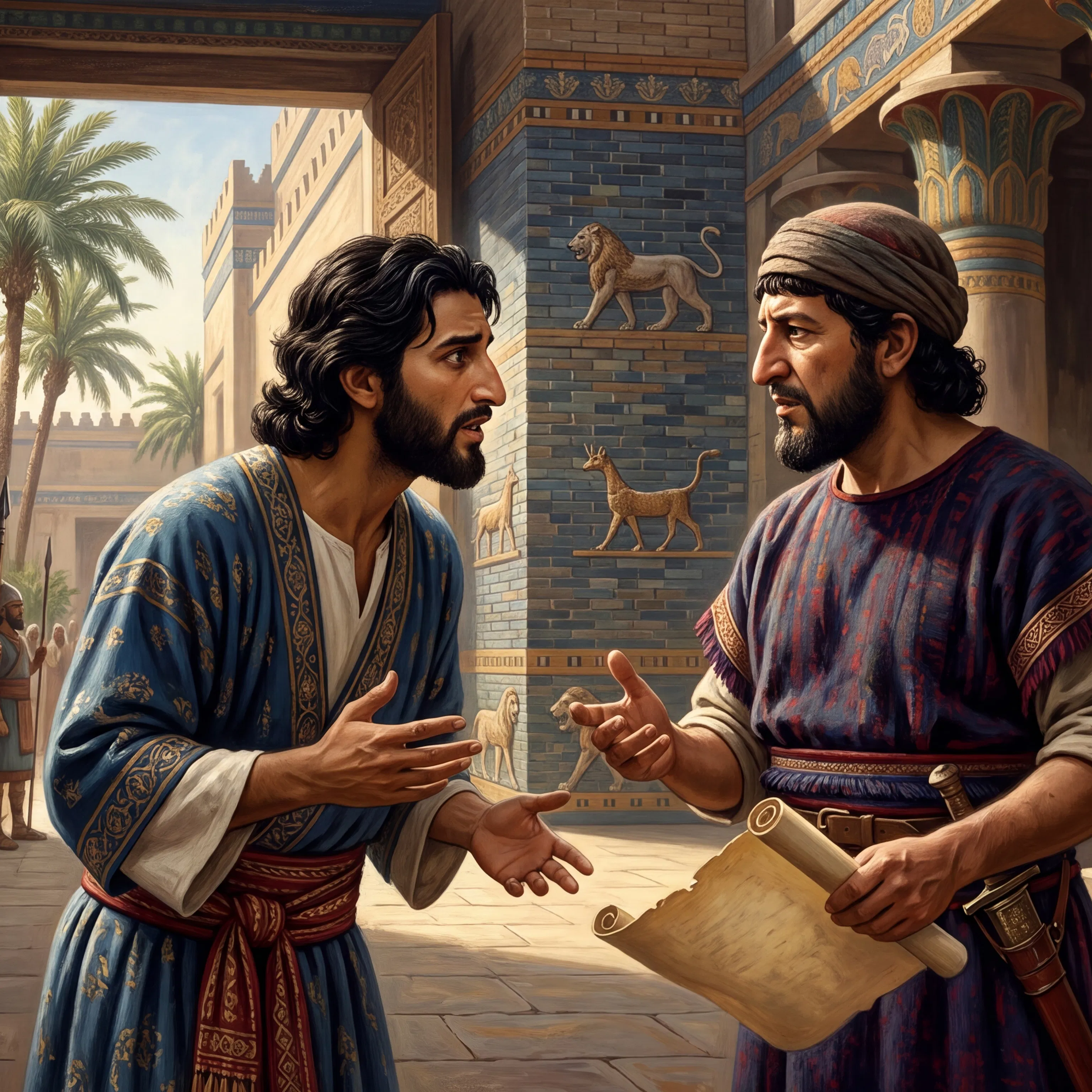 Daniel Speaks With Arioch in Babylon