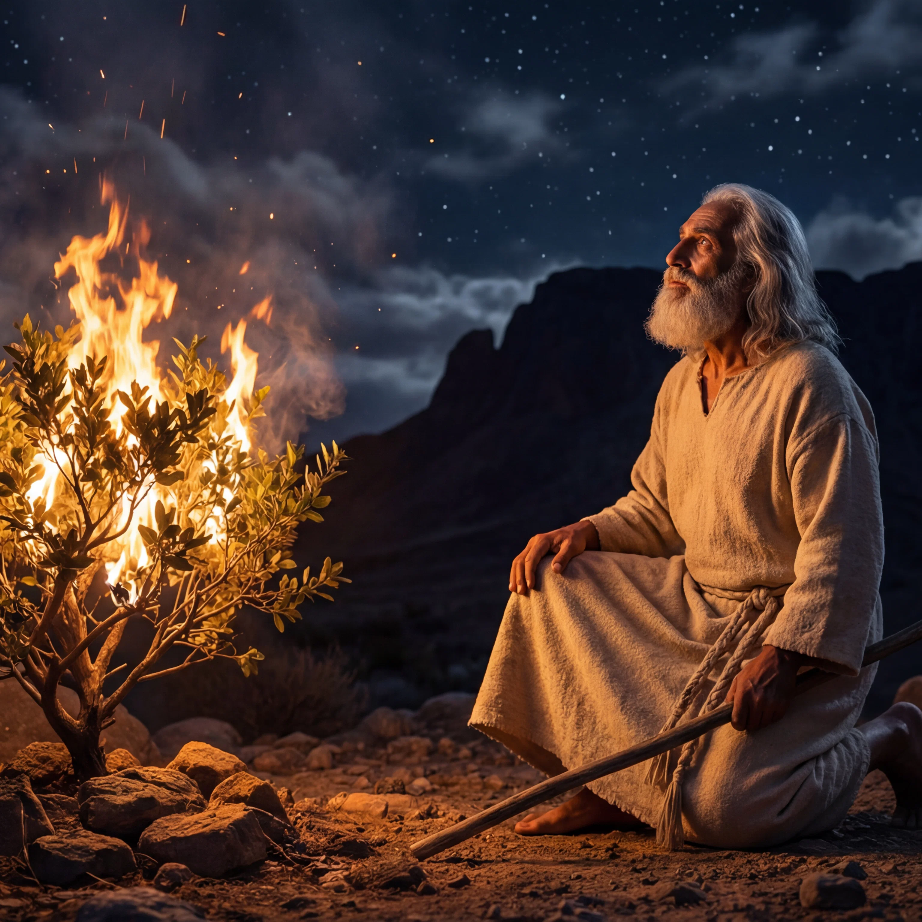 Moses Encountering the Divine Presence