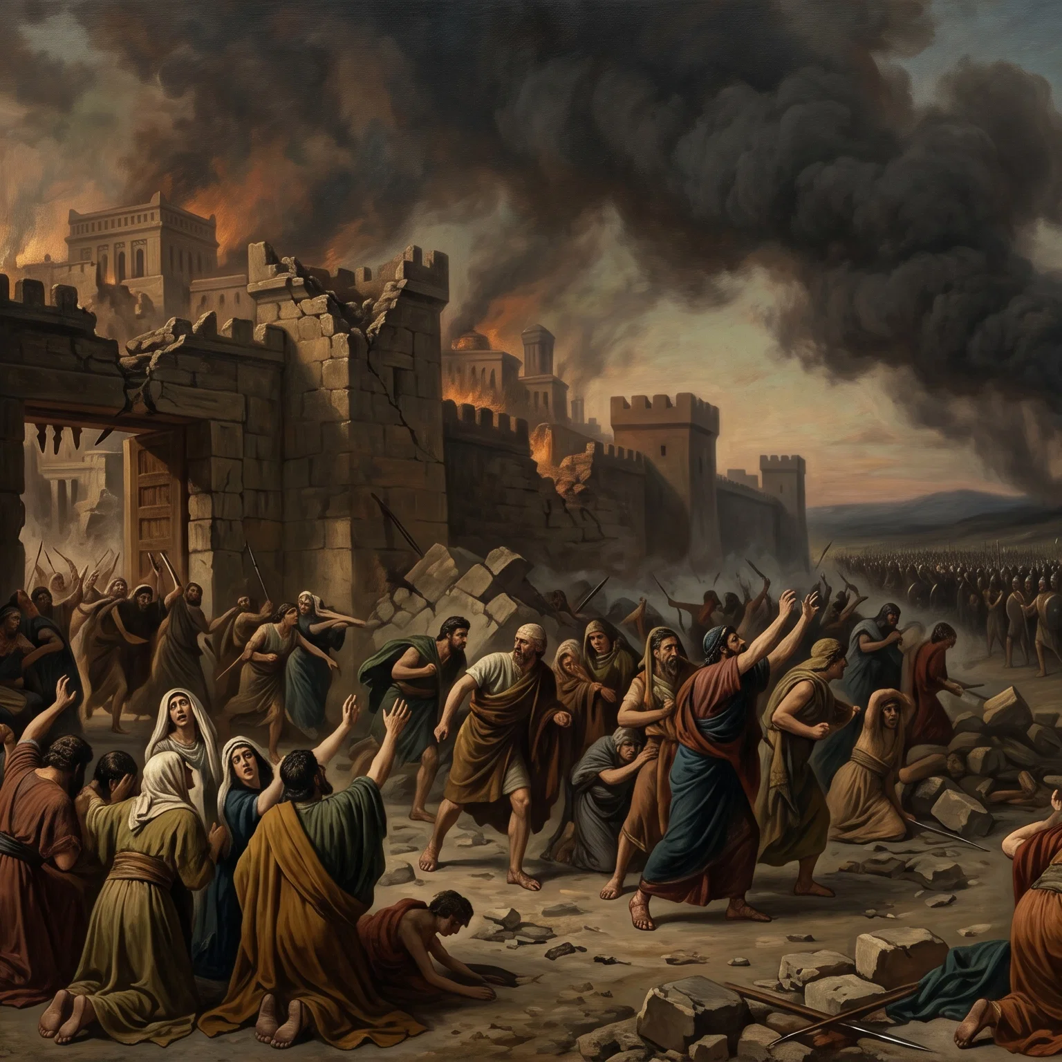 The Fallen City Beneath the Smoke