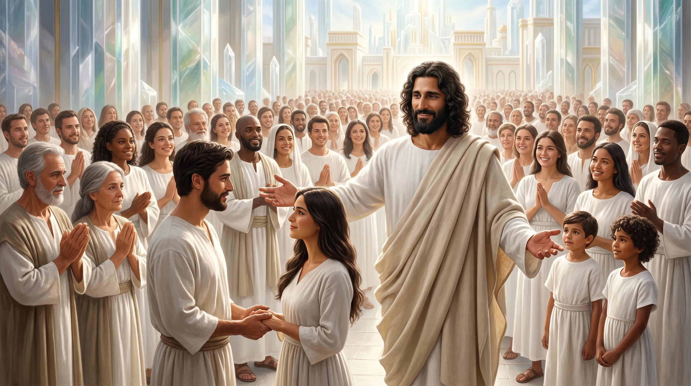 Christ Welcomes His People in the City