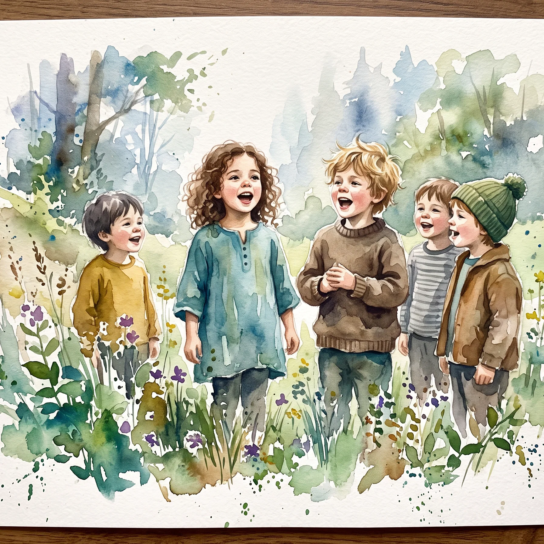 Little Voices Praising Under Open Skies