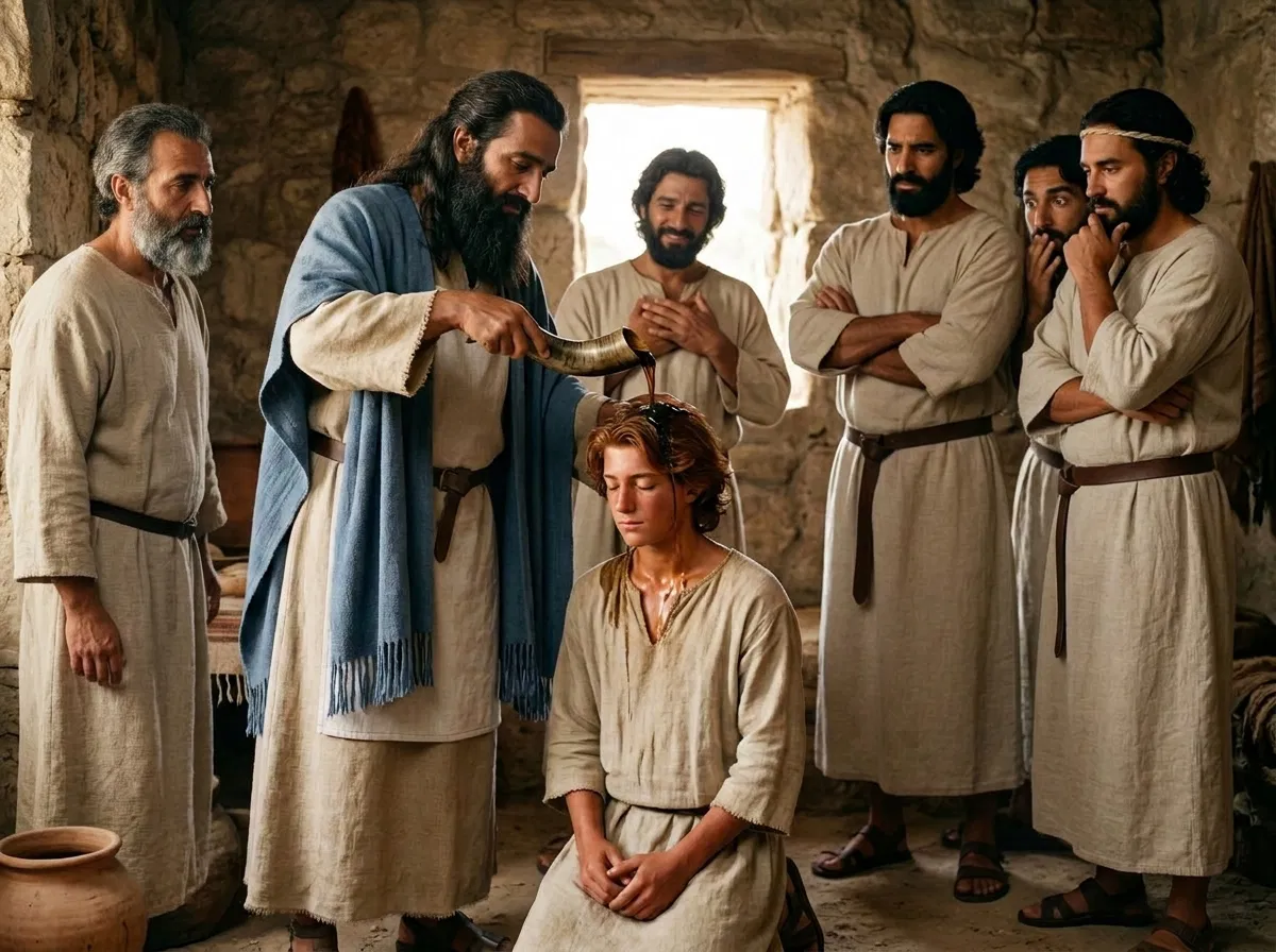 Samuel Annointing David